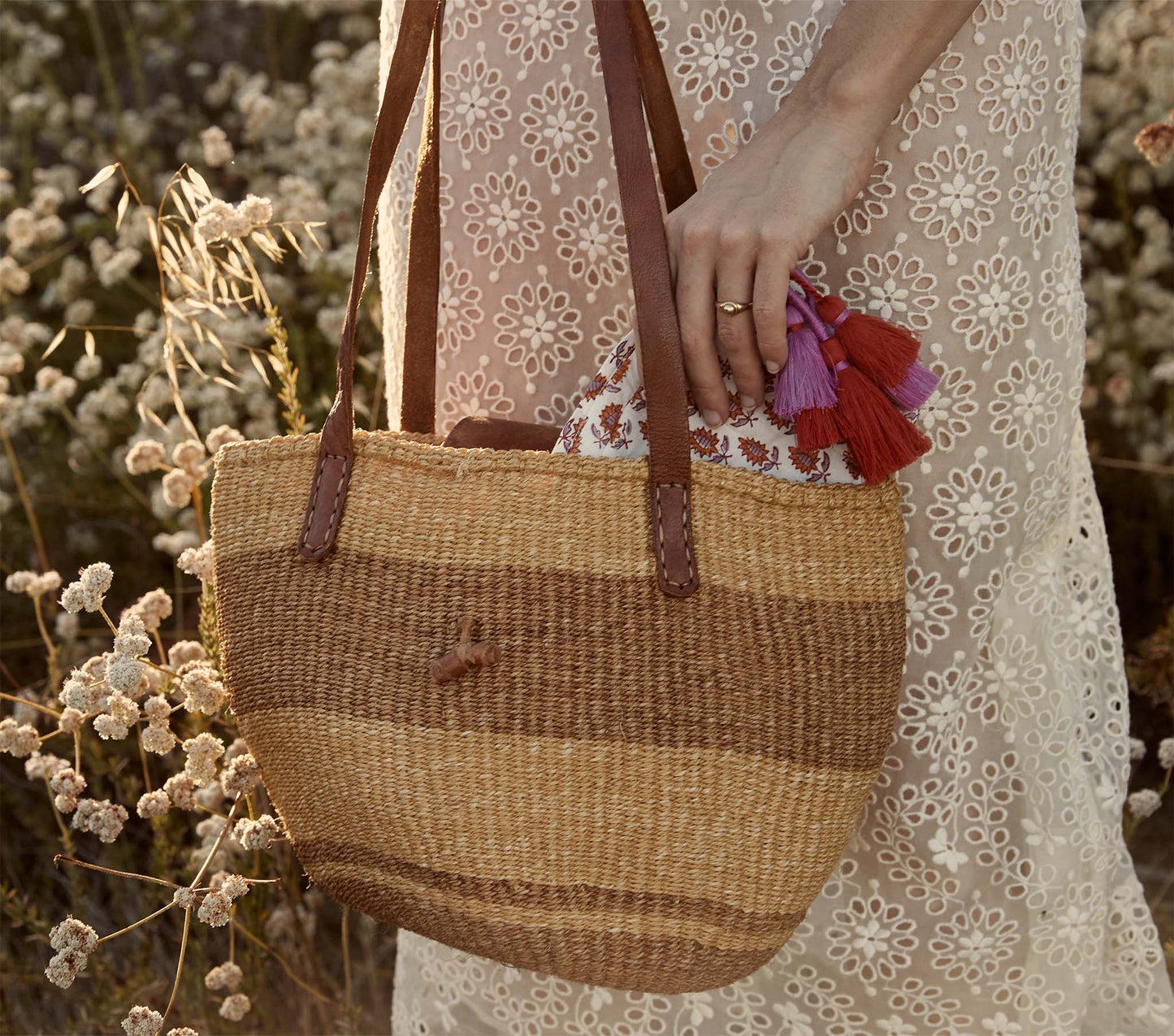 HMD -- PETITE ROUEN POUCH -- TRAVELER BLOCK PRINT