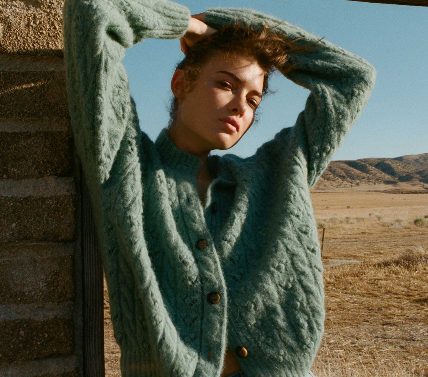 HMD -- ADLER CARDIGAN -- AGAVE