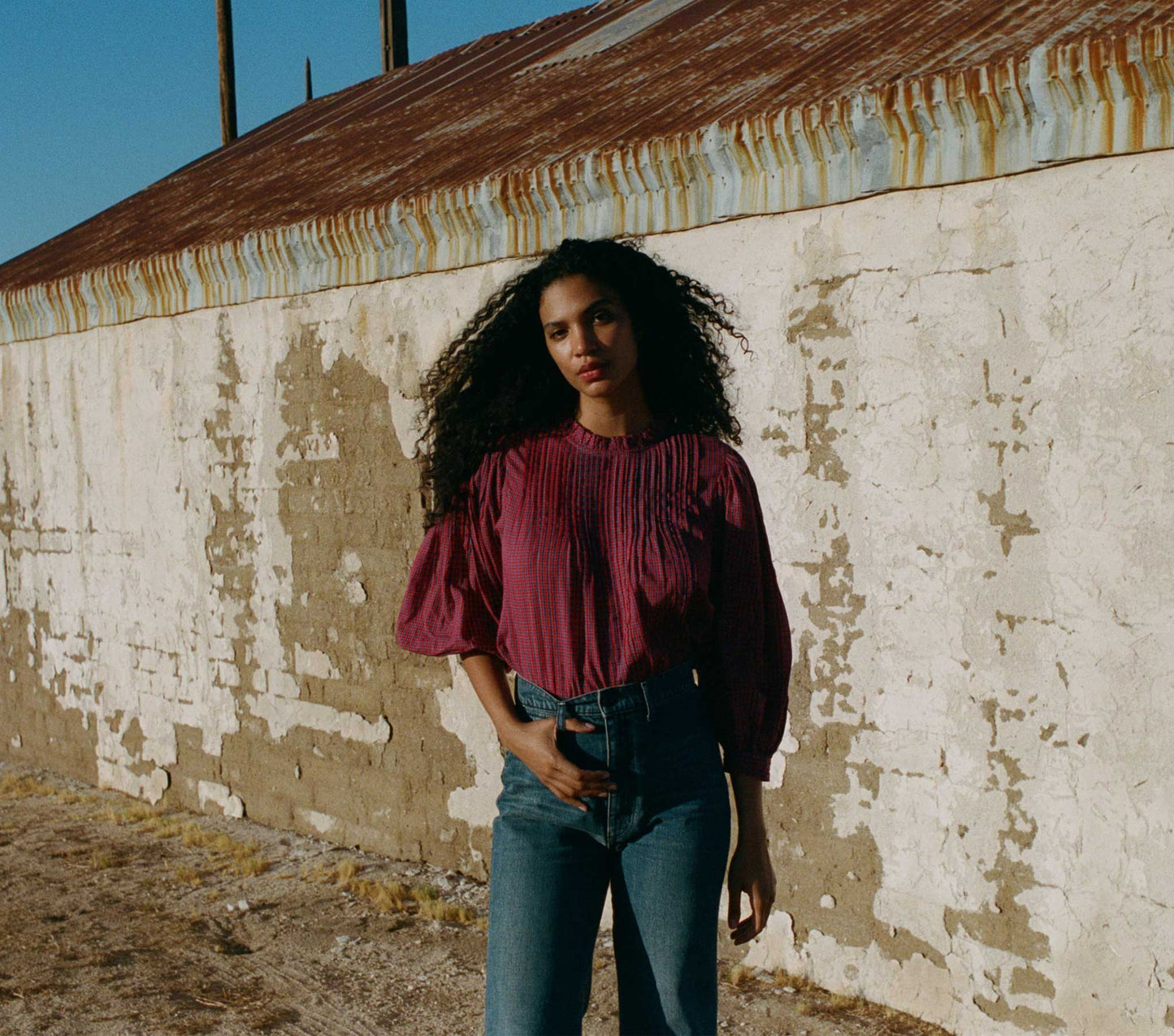 HMD -- AMADEA TOP -- ROSSENDALE VALLEY PLAID