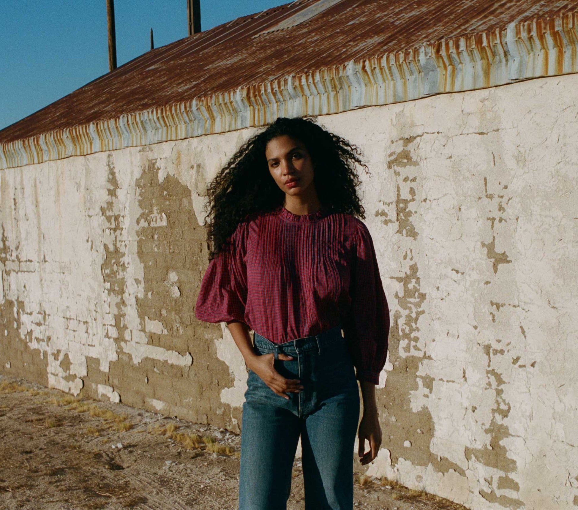 HMD -- AMADEA TOP -- ROSSENDALE VALLEY PLAID view 6
