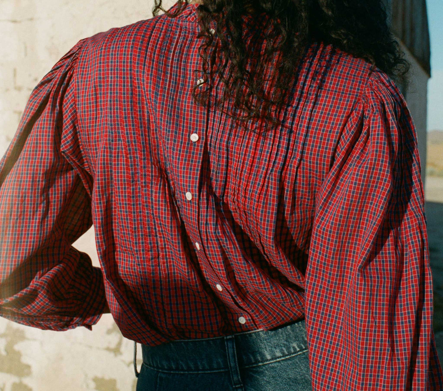 HMD -- AMADEA TOP -- ROSSENDALE VALLEY PLAID