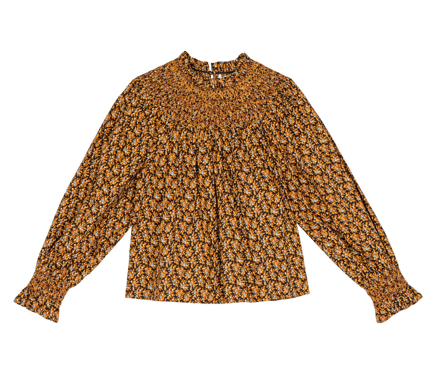 HMD -- AMORET TOP -- NOIR FLEURS D'AVIGNON