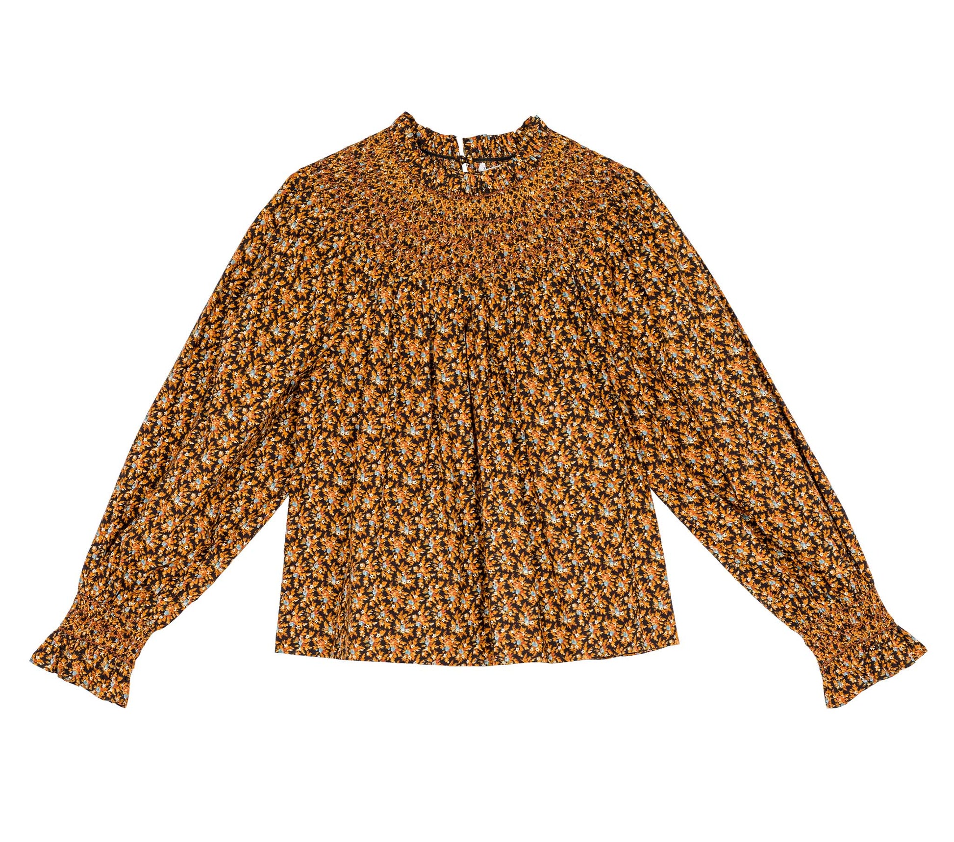 HMD -- AMORET TOP -- NOIR FLEURS D'AVIGNON view 6
