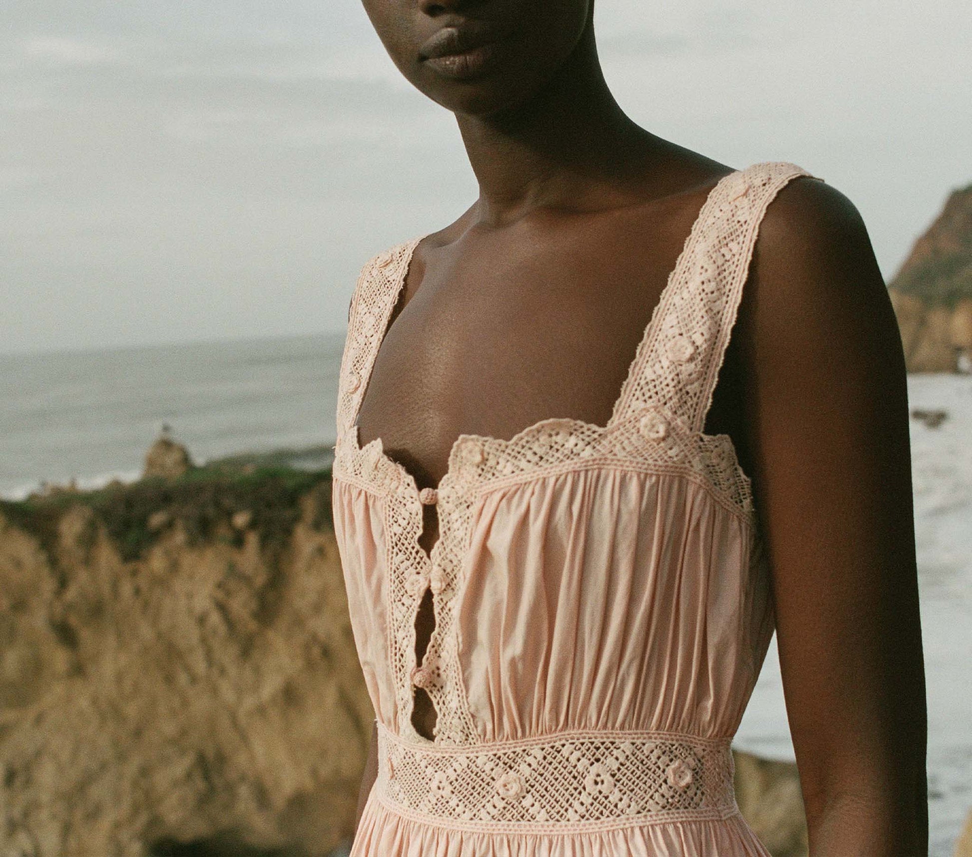 HMD -- AUGUSTINE DRESS -- CORAL SANDS view 3

