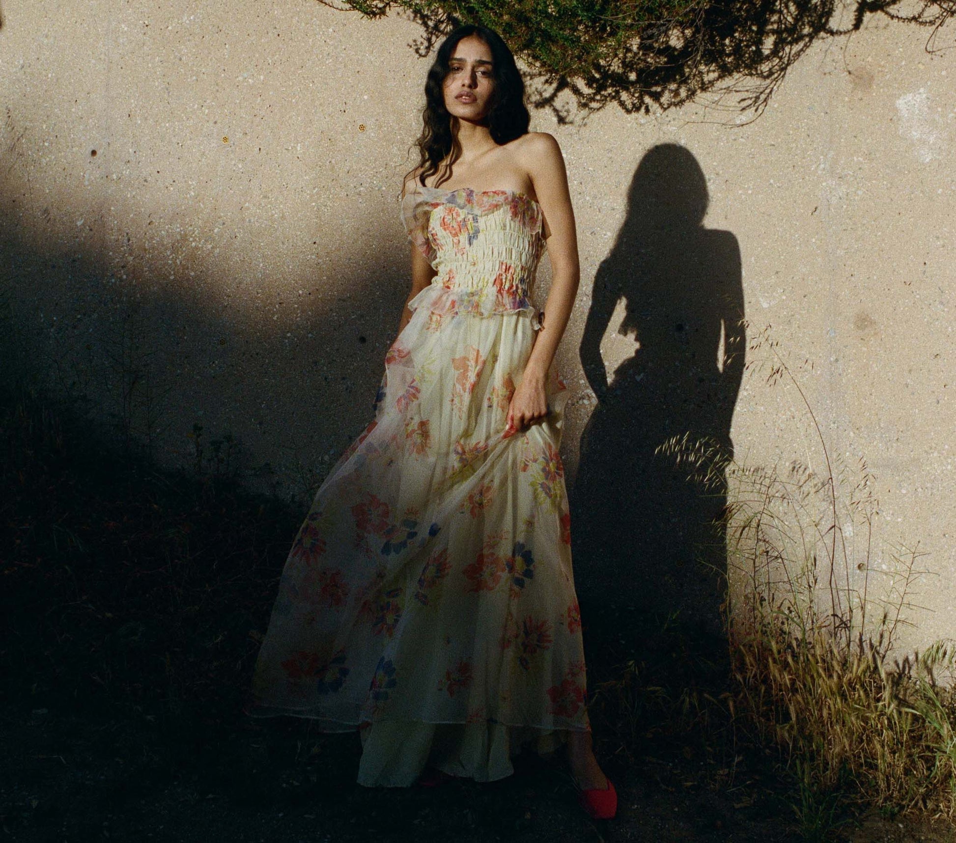 HMD -- AURELIE DRESS -- SWEET GARDENIA view 1
