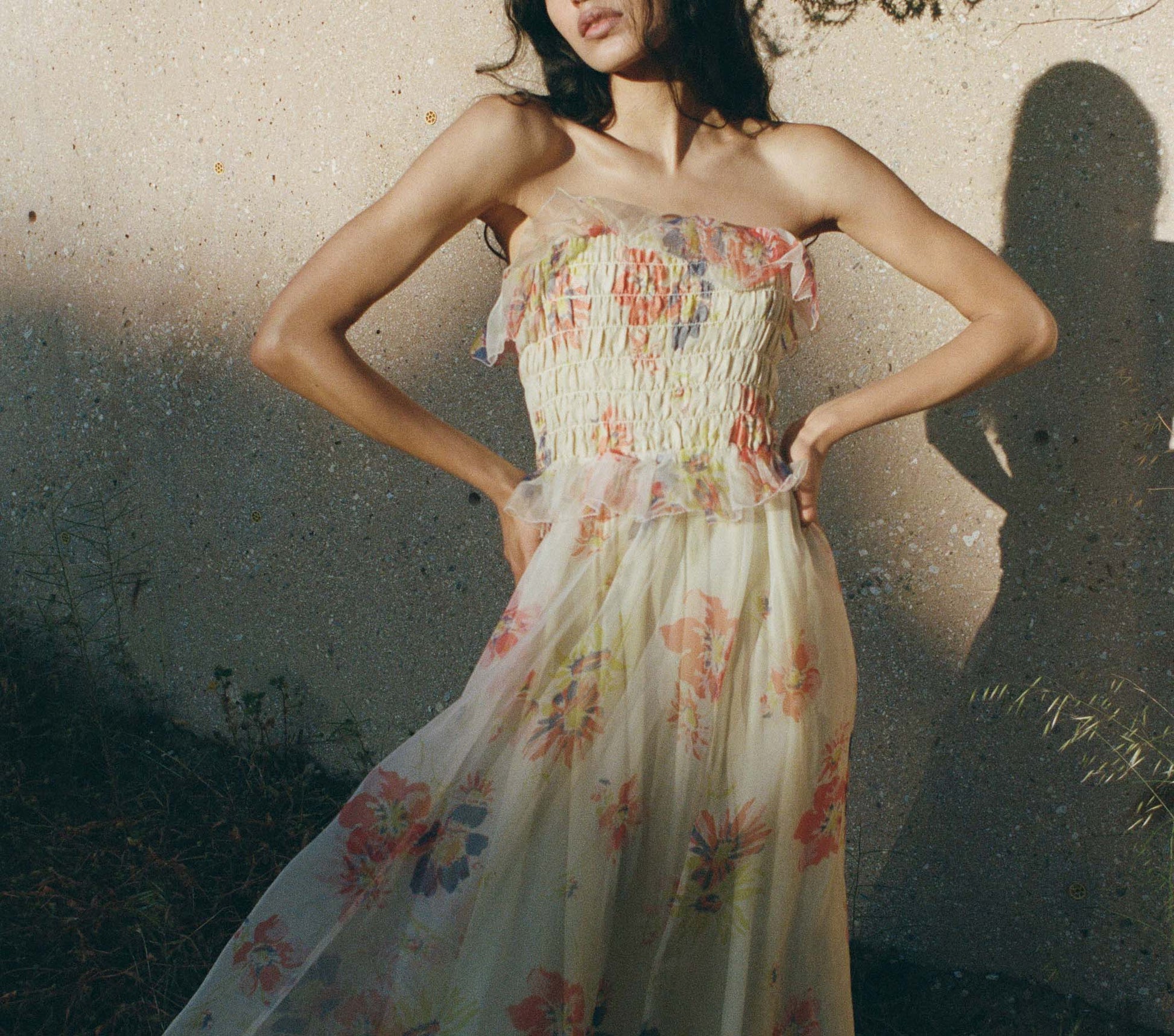 HMD -- AURELIE DRESS -- SWEET GARDENIA view 3
