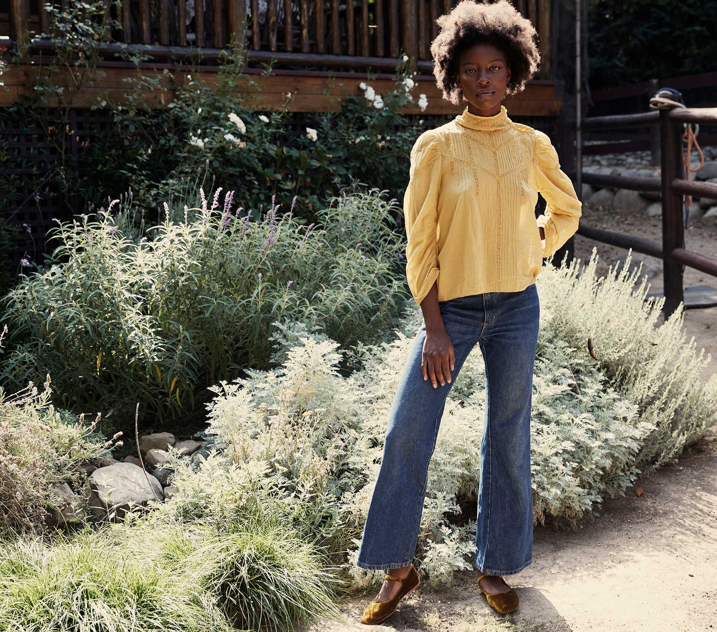 HMD -- ALBERTINE TOP -- WHEAT