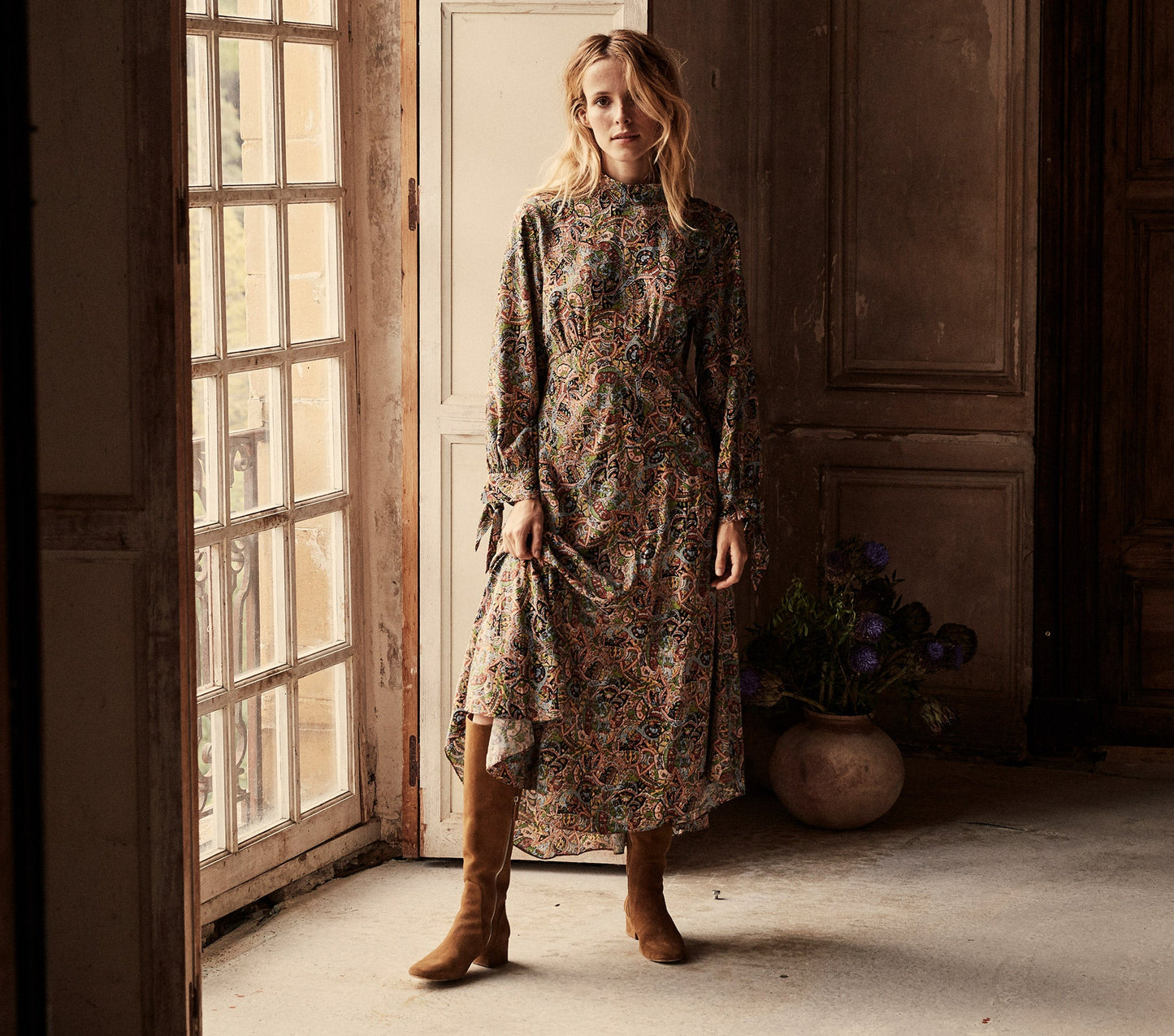 HMD -- ALDA DRESS -- MUSEO PAISLEY PRINT