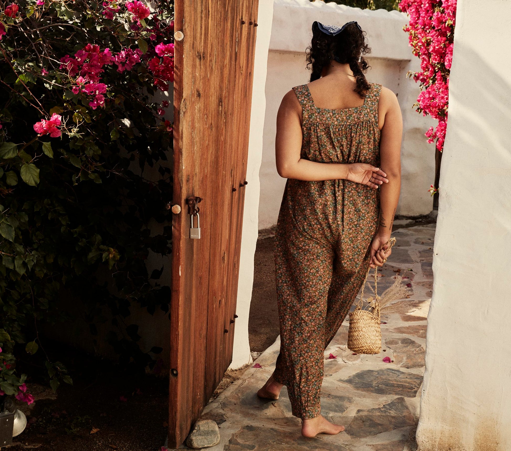 HMD -- ELIZA JUMPSUIT -- YELLOW LAUREL CANYON ROSE view 6
