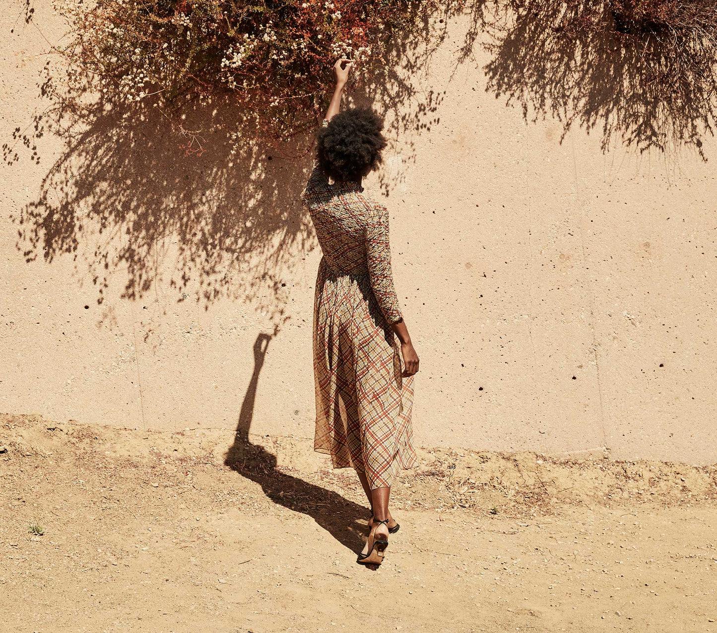 HMD -- ALLEGRA DRESS -- TOMATO EMMELINE PLAID