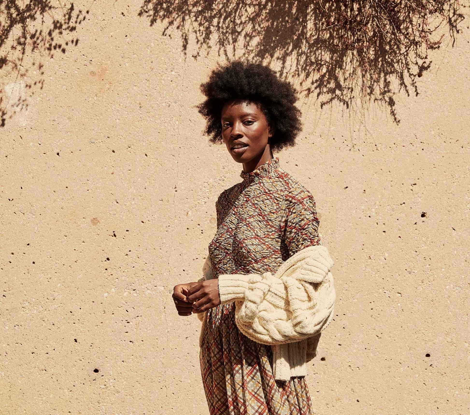 HMD -- ALLEGRA DRESS -- TOMATO EMMELINE PLAID view 10
