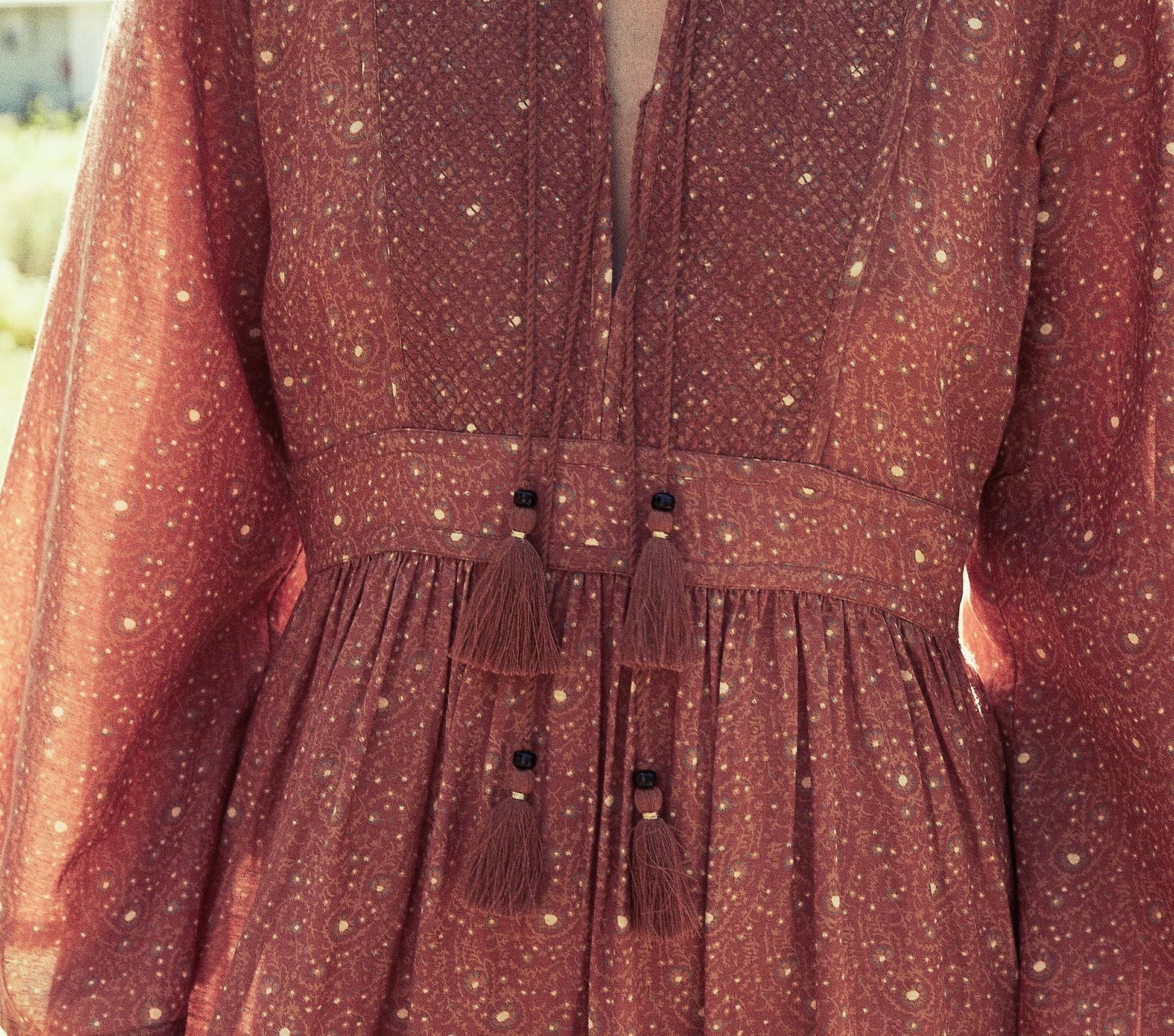 HMD -- ANNELI DRESS -- TAMARILLO PRAIRIE PAISLEY view 6
