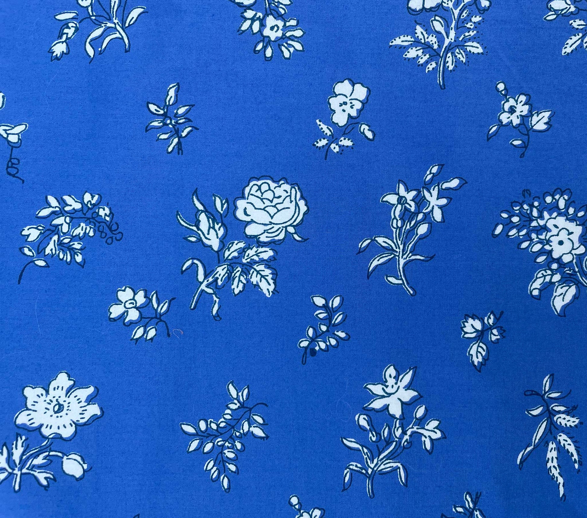 HMD -- DULCIE DRESS -- BLUE BOUTON DE ROSE view 4
