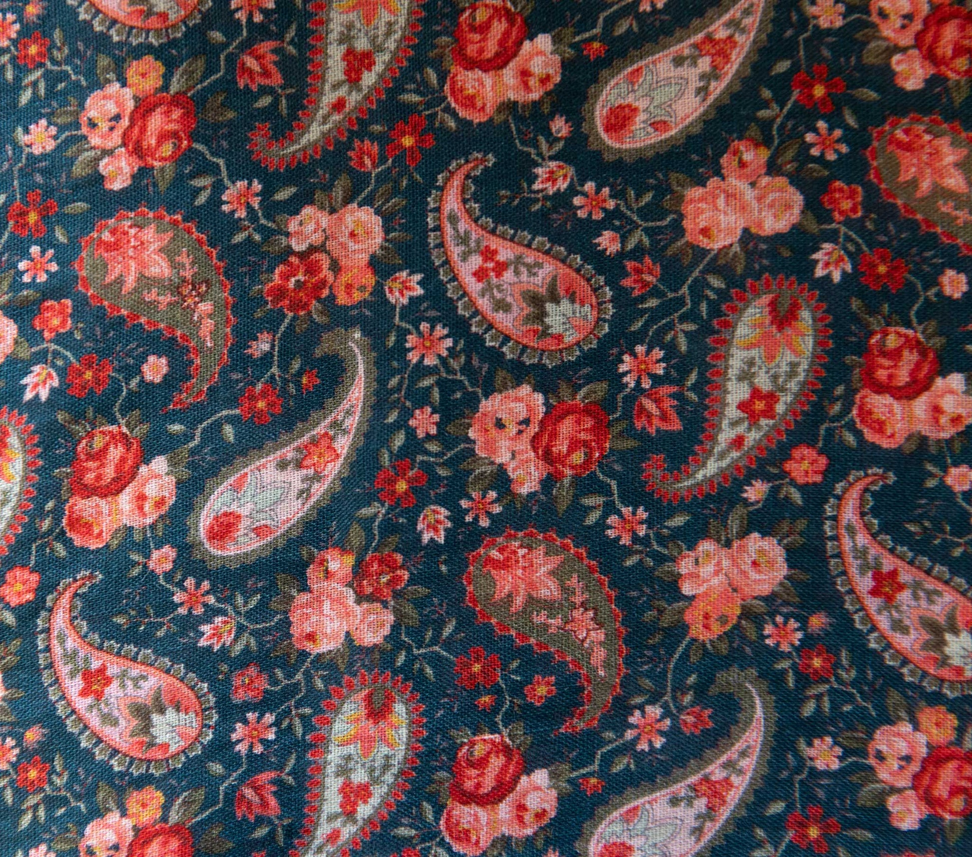 HMD -- CECILY DRESS -- TEAL CANTERBURY PAISLEY view 9