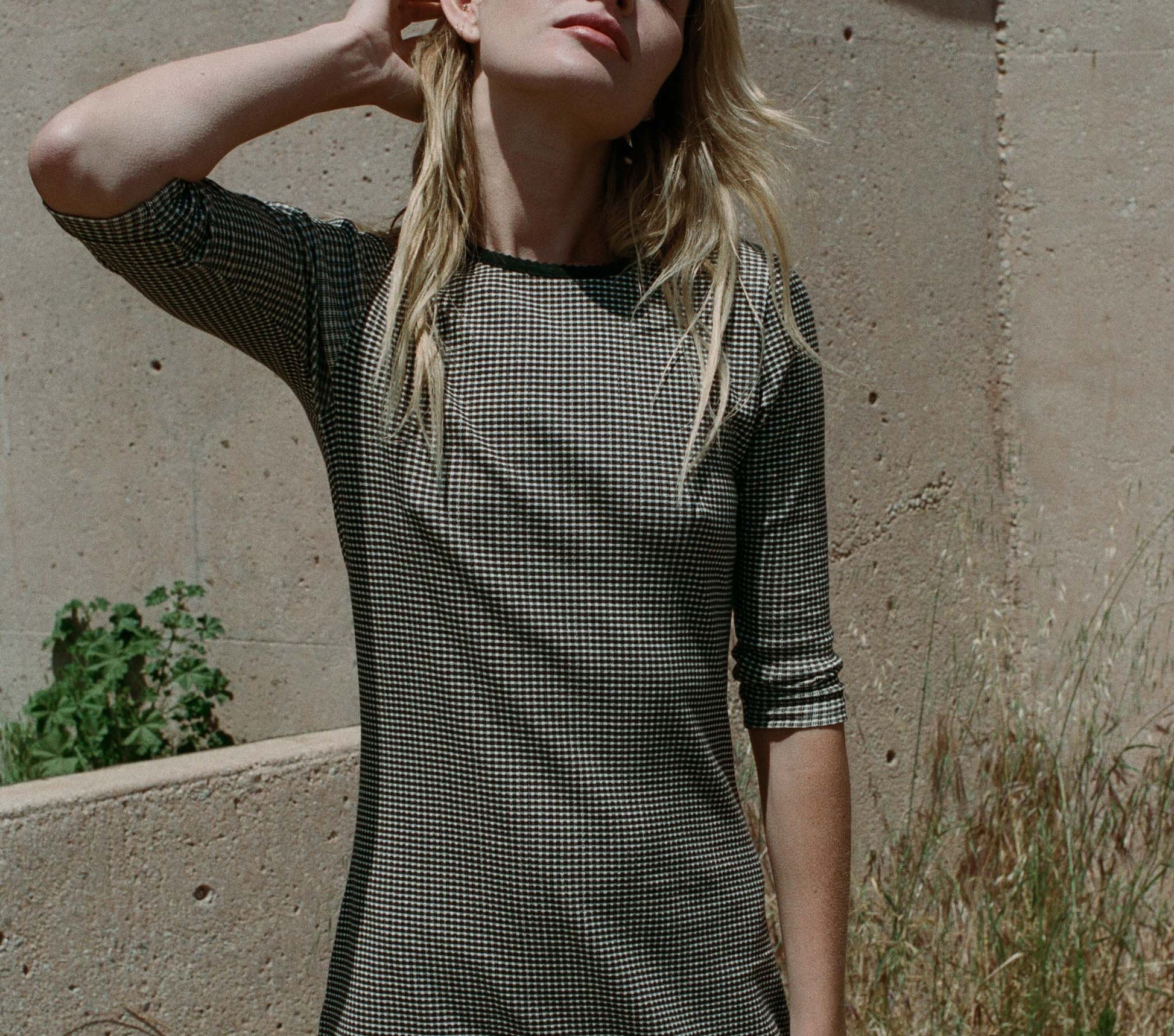 HMD -- CARMEN DRESS -- LA MADDALENA GINGHAM view 2
