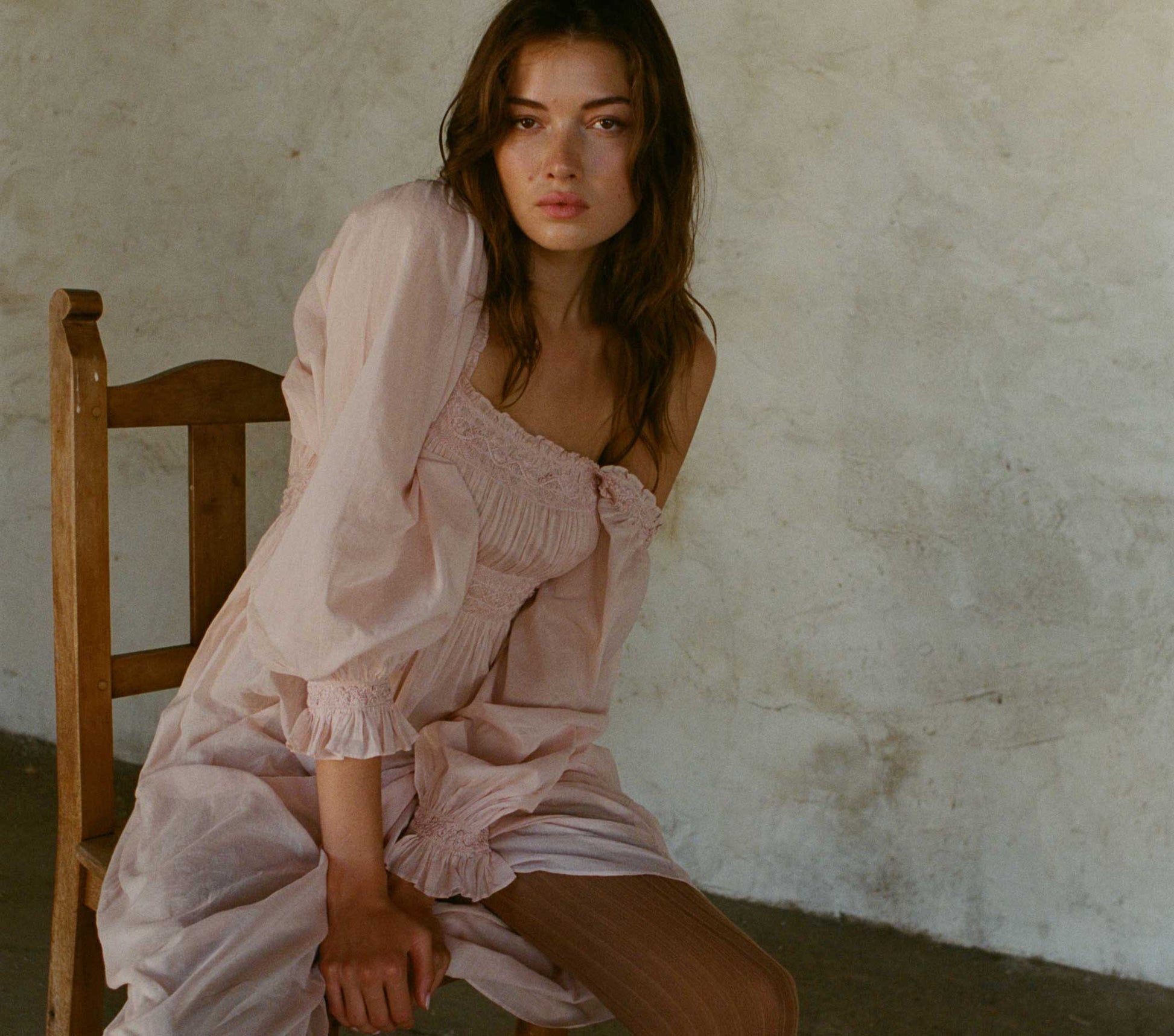 HMD -- CATRINETTE NIGHTGOWN -- BLUSH view 1
