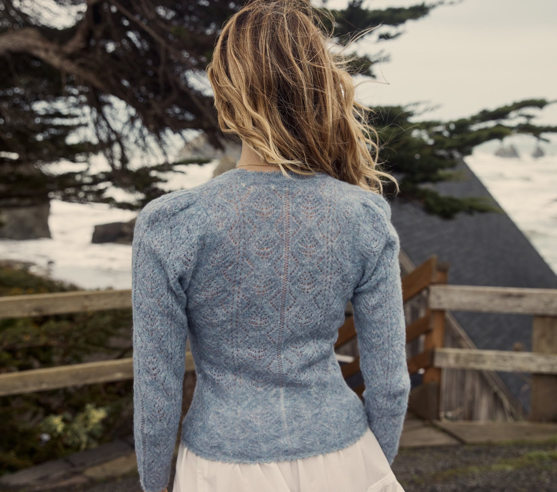 HMD -- CHANDEL CARDIGAN -- AZURE view 4
