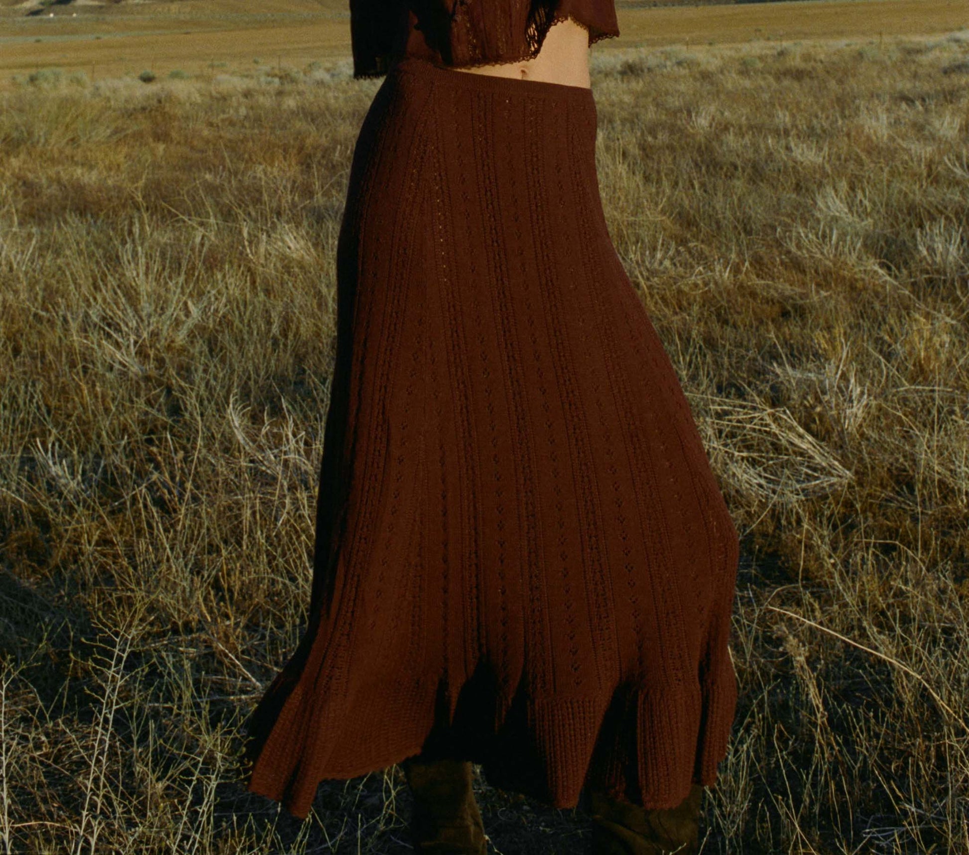 HMD -- CHANTAE SKIRT -- ANTIQUE WALNUT view 2
