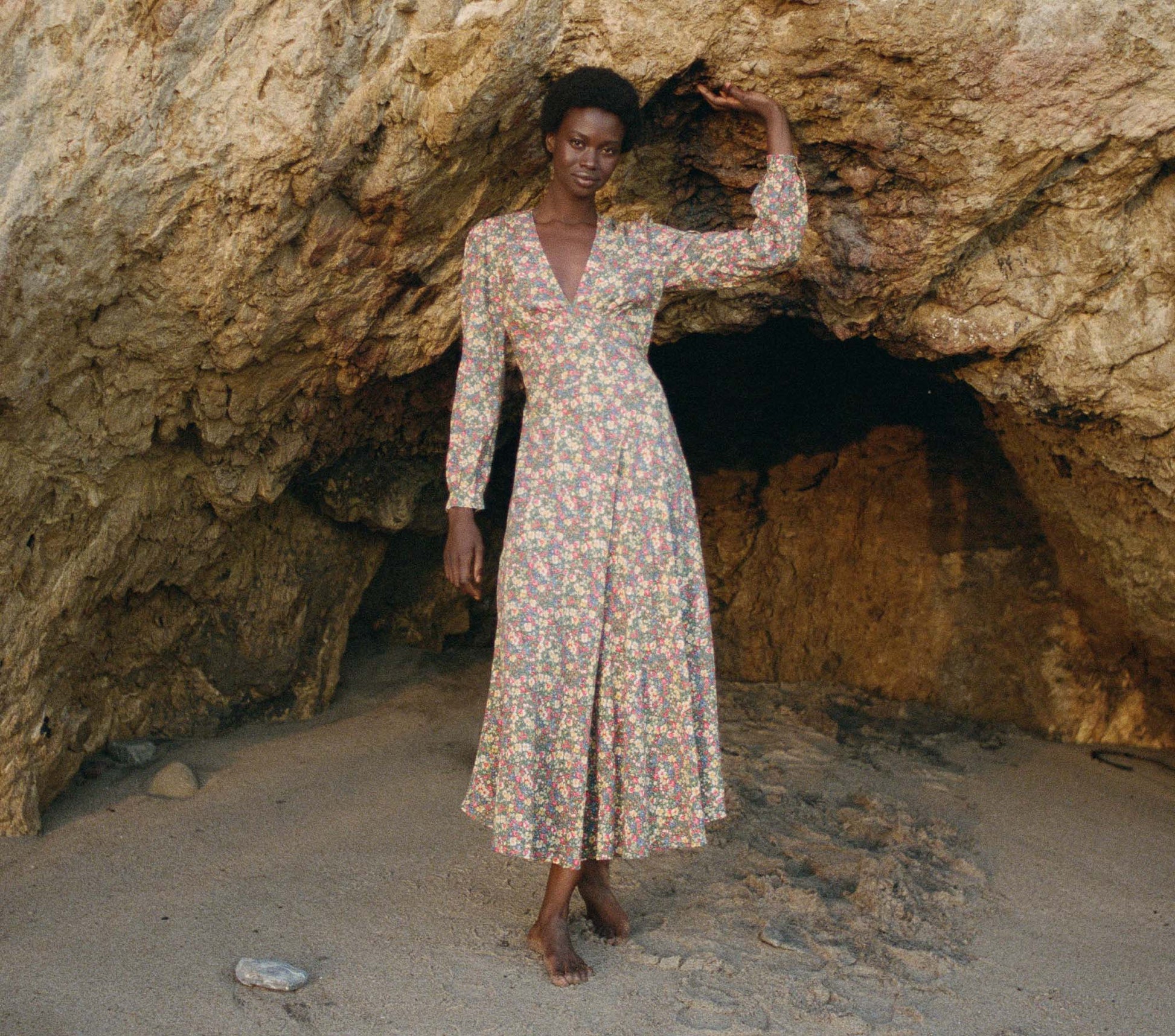 HMD -- CHARLESTON DRESS -- GREEN VALLEY FLORAL view 3

