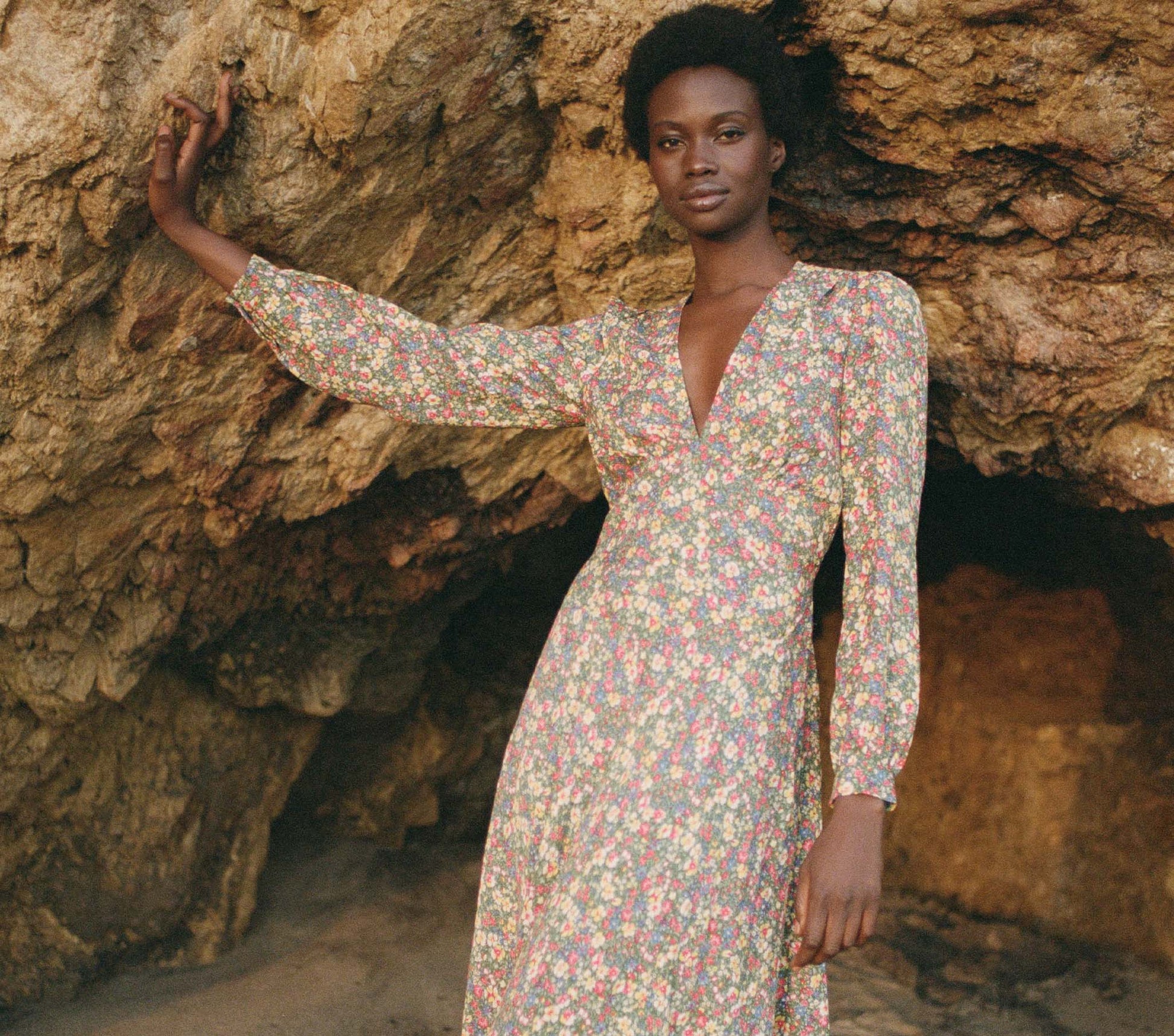 HMD -- CHARLESTON DRESS -- GREEN VALLEY FLORAL view 2
