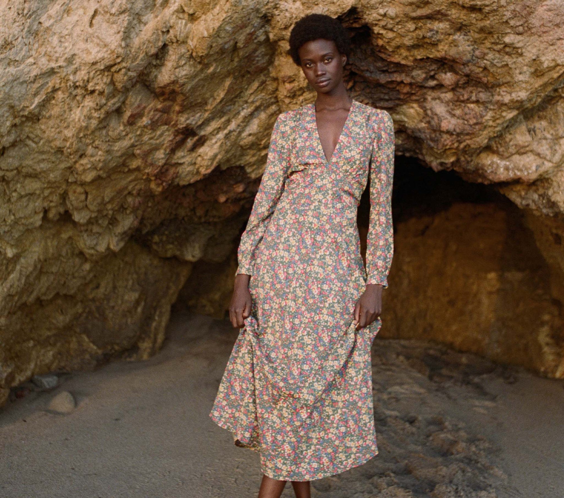 HMD -- CHARLESTON DRESS -- GREEN VALLEY FLORAL view 4

