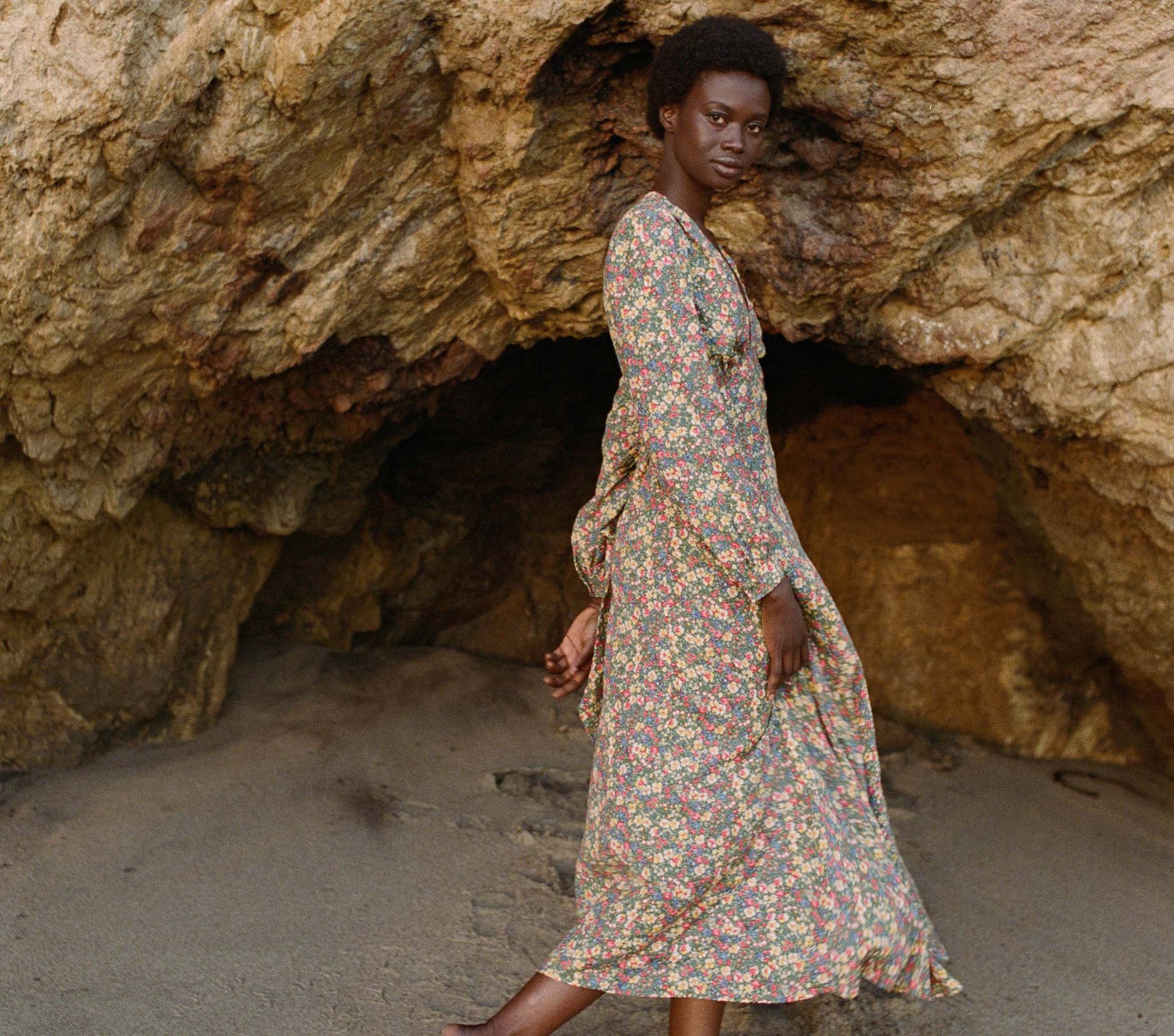 HMD -- CHARLESTON DRESS -- GREEN VALLEY FLORAL view 1
