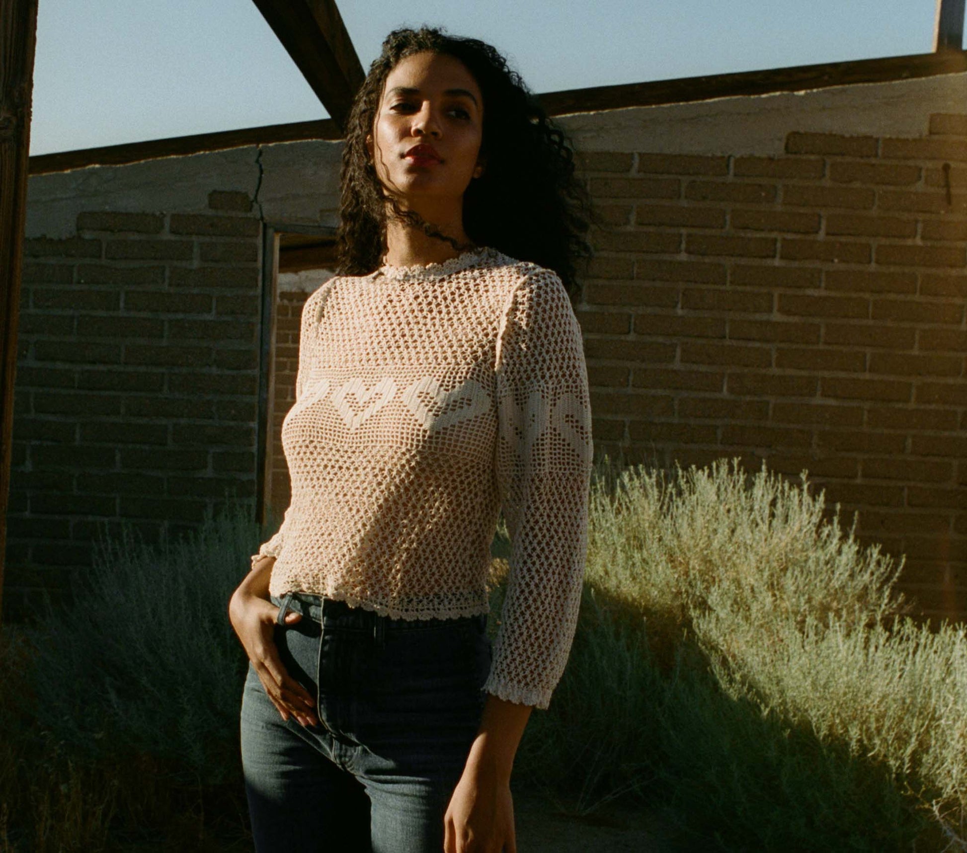 HMD -- CLAUDIA TOP -- ECRU view 1
