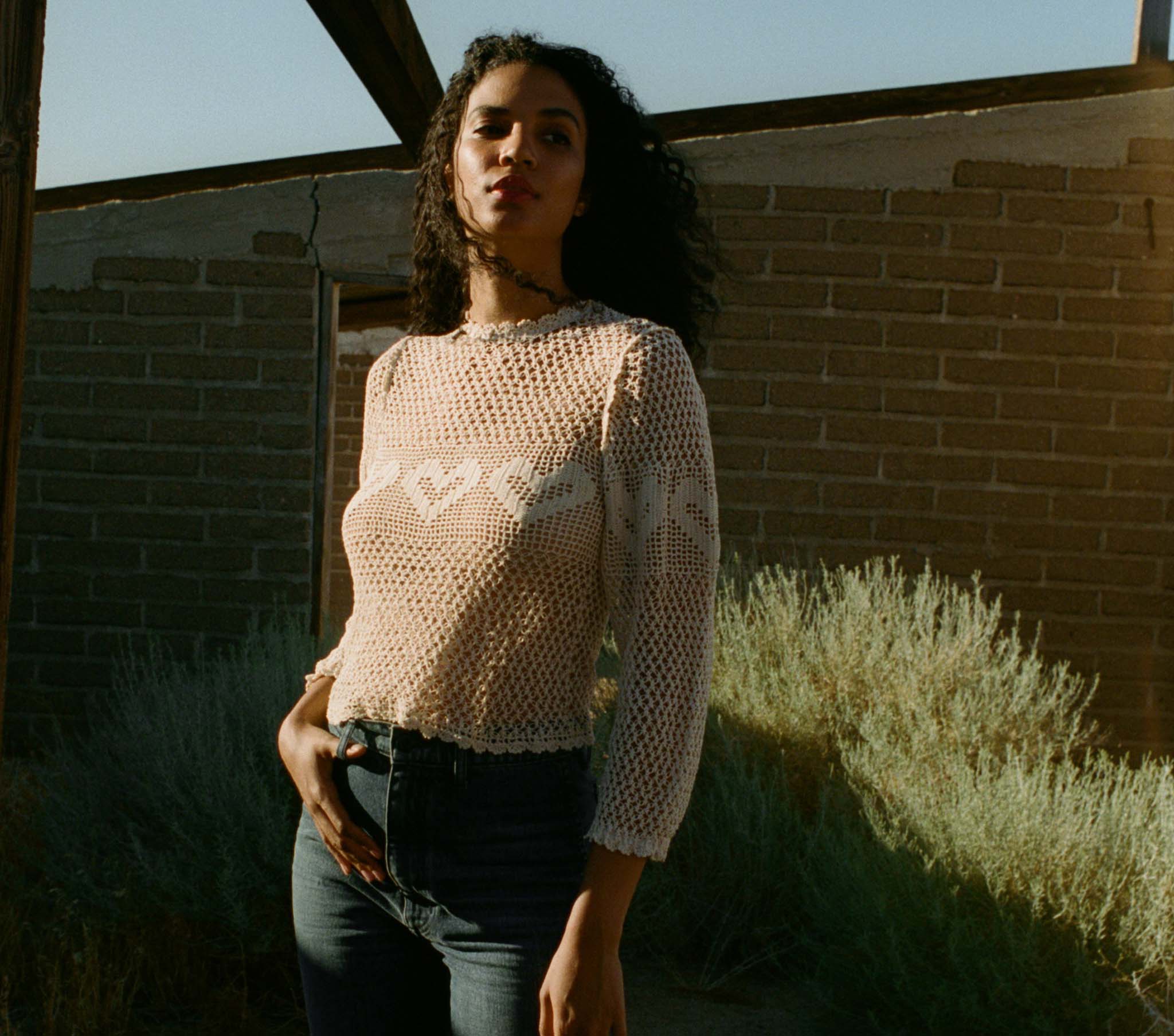 HMD -- CLAUDIA TOP -- ECRU