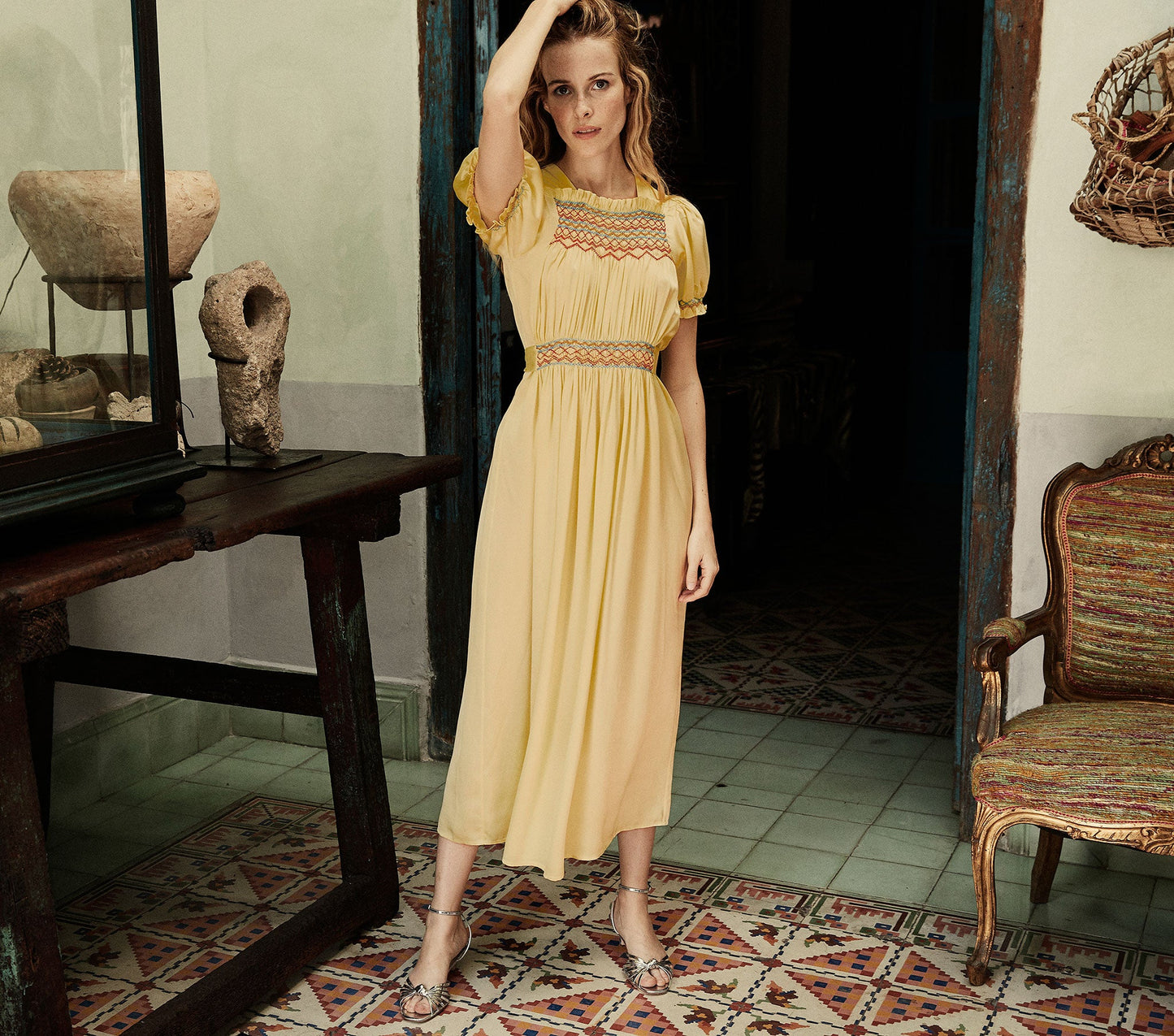 HMD -- CASTALIA DRESS -- SUNFADED YELLOW
