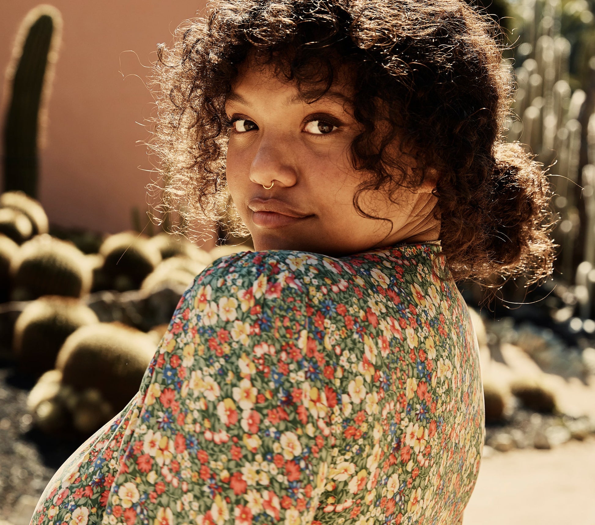 HMD -- CATSKILL DRESS -- GREEN VALLEY FLORAL view 2
