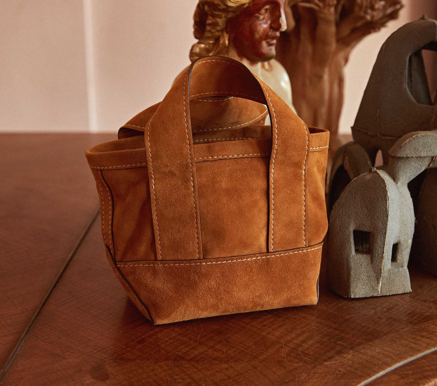 HMD -- LILOU MINI TOTE -- CAMEL