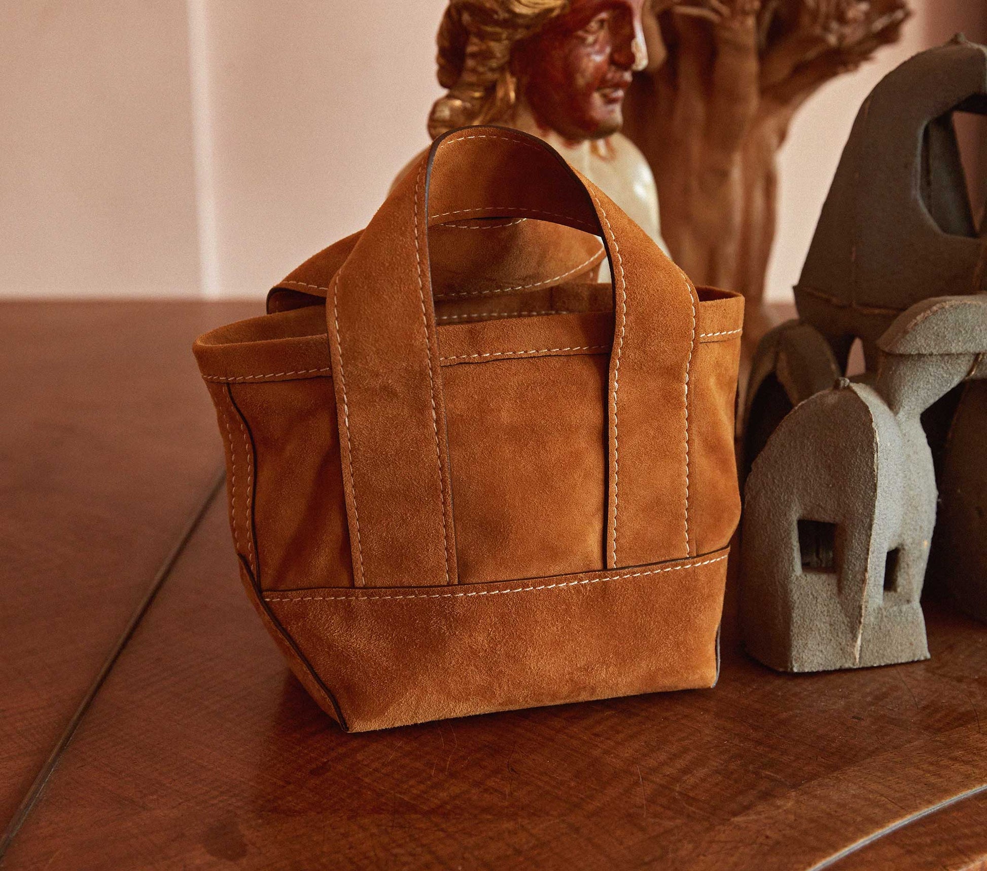 HMD -- LILOU MINI TOTE -- CAMEL view 3
