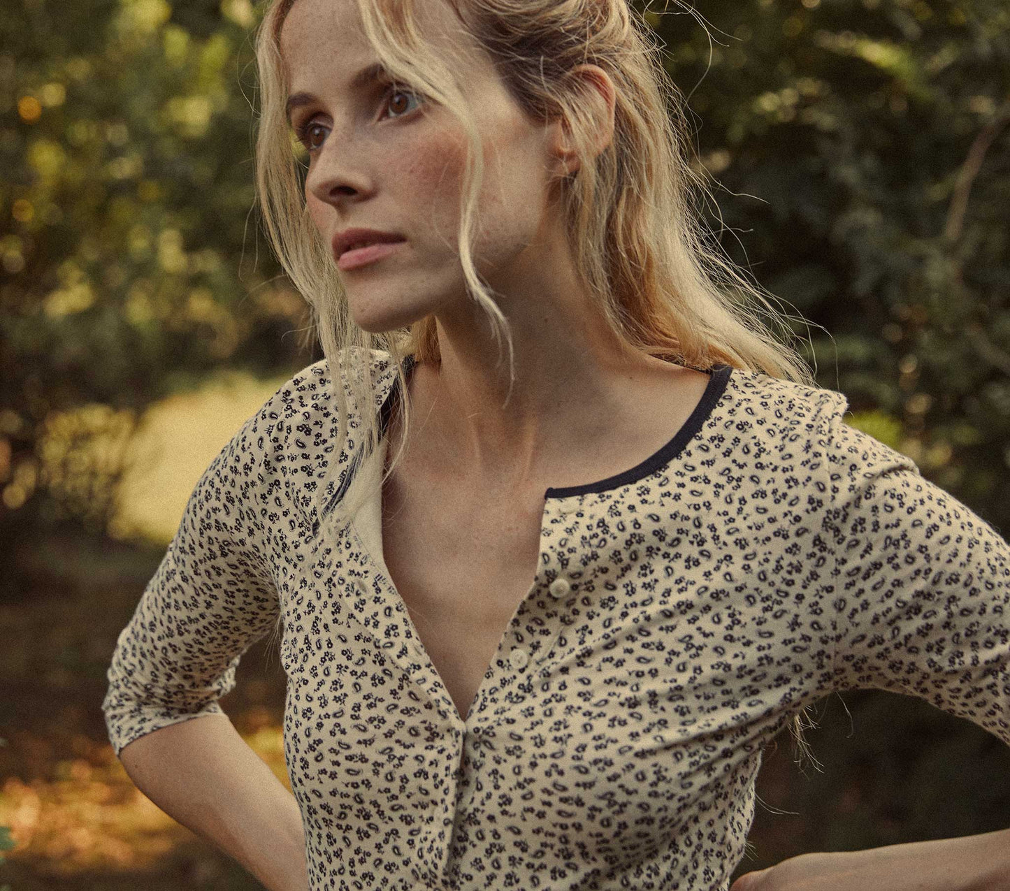 HMD -- ARIA TEE -- SONGBIRD PAISLEY