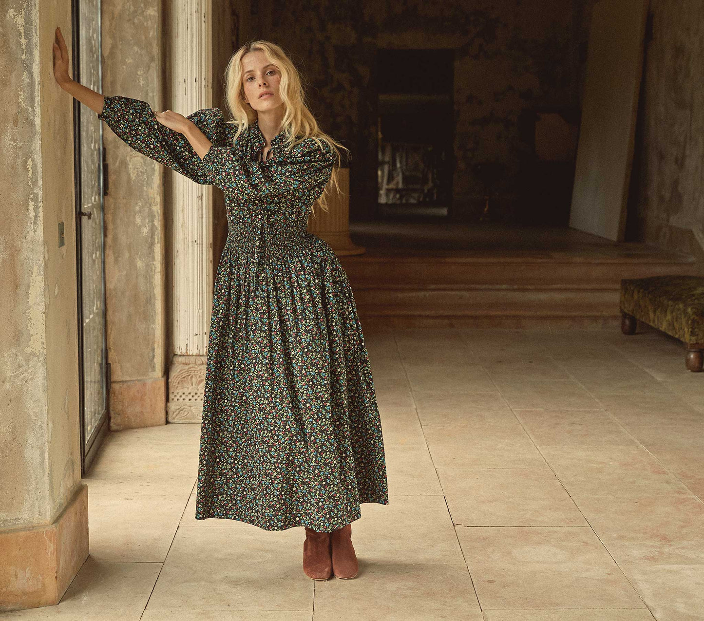 HMD -- EVERLY DRESS -- MONTPELLIER FLORAL