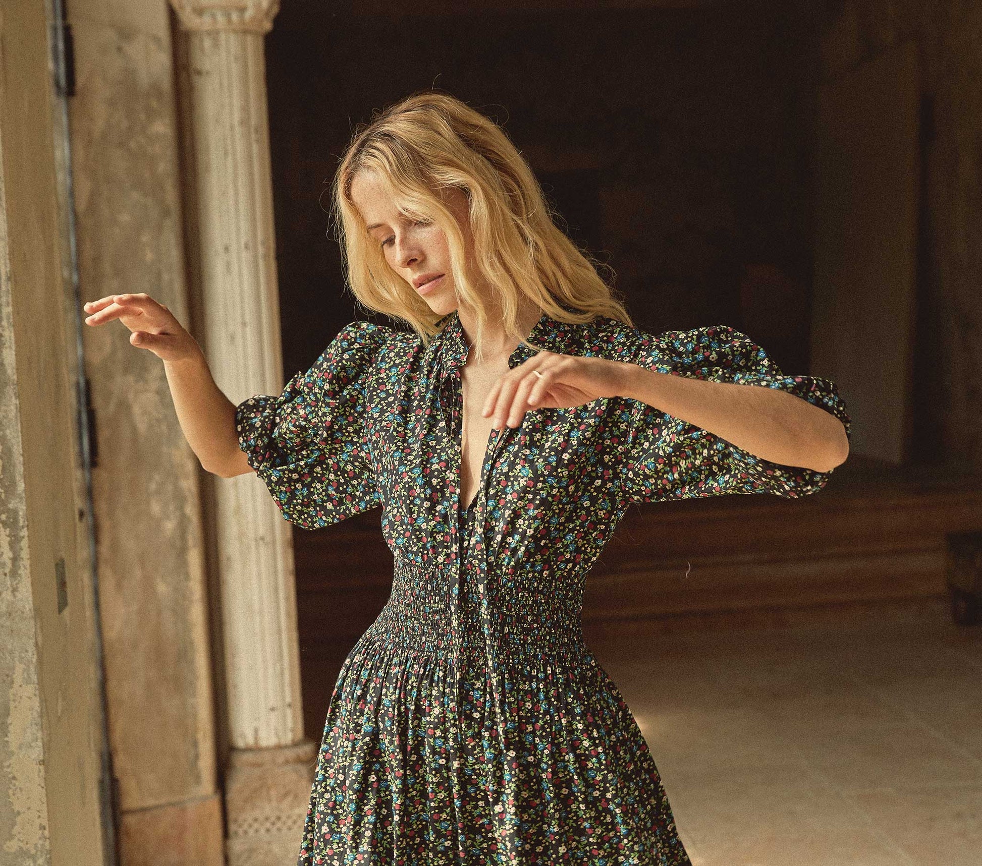 HMD -- EVERLY DRESS -- MONTPELLIER FLORAL view 1