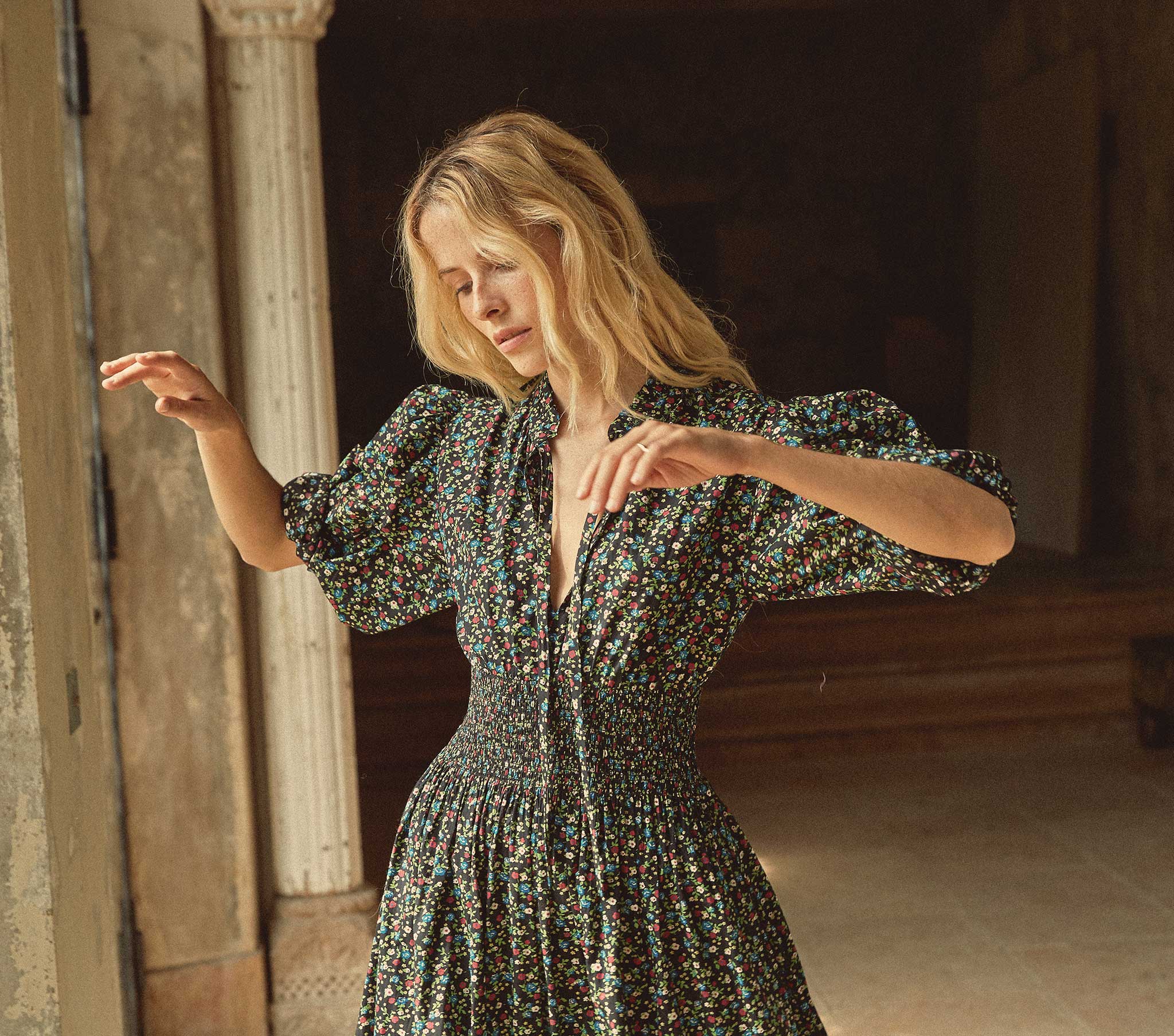 HMD -- EVERLY DRESS -- MONTPELLIER FLORAL