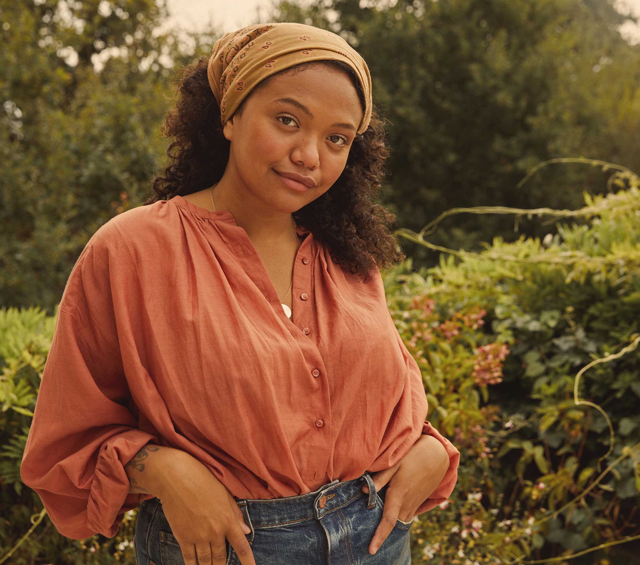 HMD -- THE JANE BLOUSE -- TIERRA