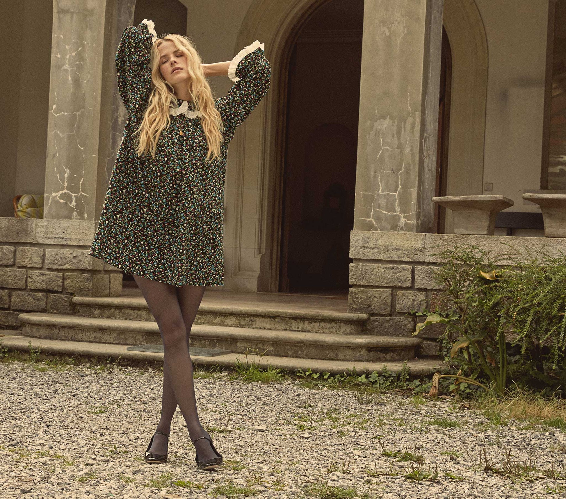 HMD -- LISETTE DRESS -- MONTPELLIER FLORAL view 1
