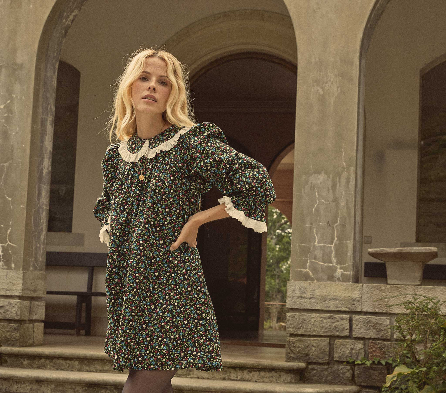 HMD -- LISETTE DRESS -- MONTPELLIER FLORAL