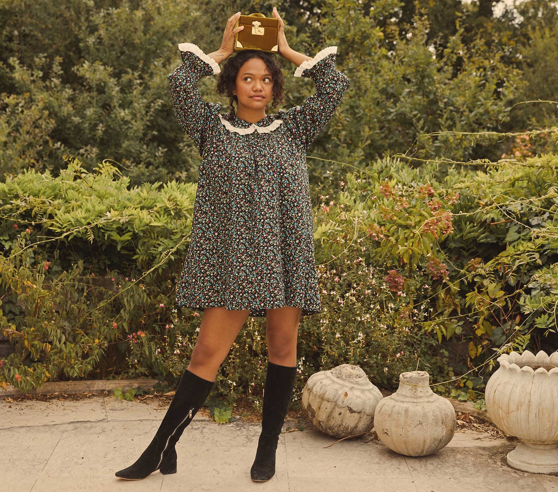 HMD -- LISETTE DRESS -- MONTPELLIER FLORAL view 9
