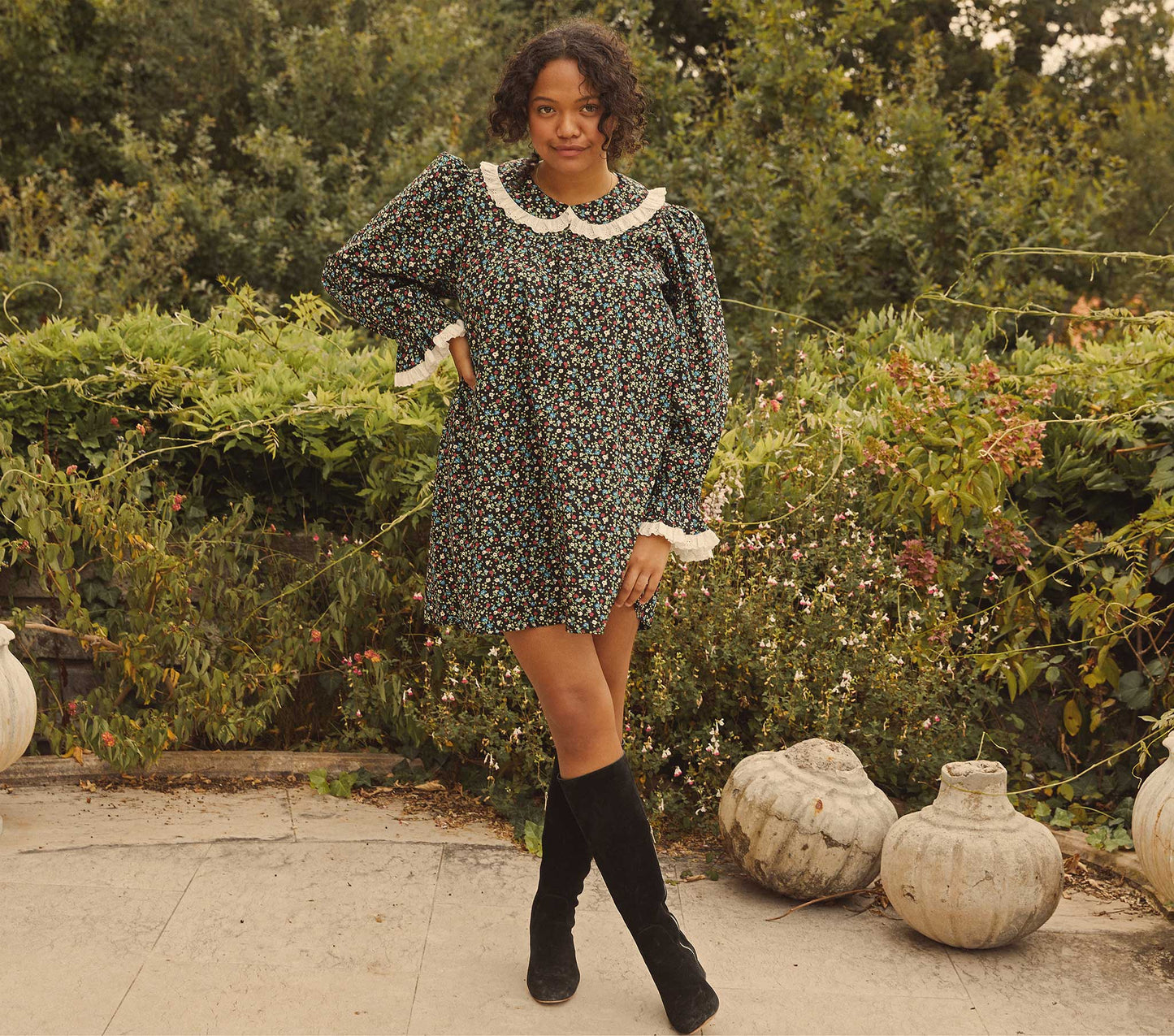 HMD -- LISETTE DRESS -- MONTPELLIER FLORAL