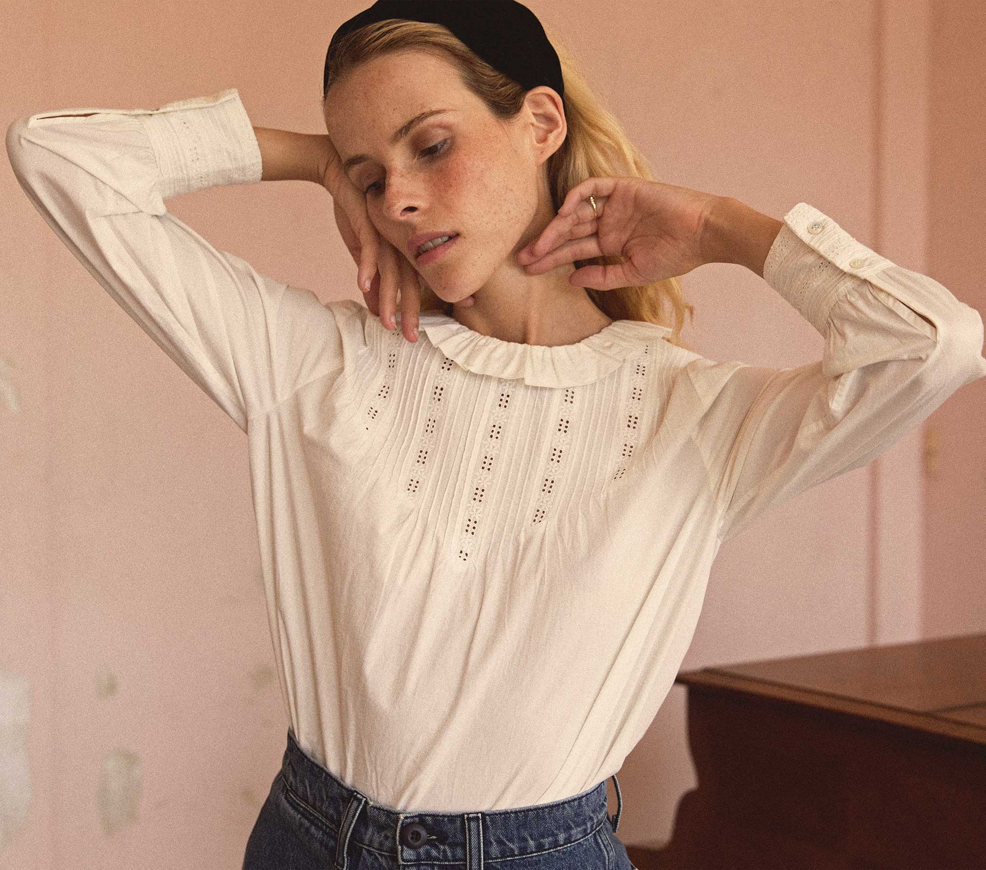 HMD -- PLUM TOP -- POWDER view 1
