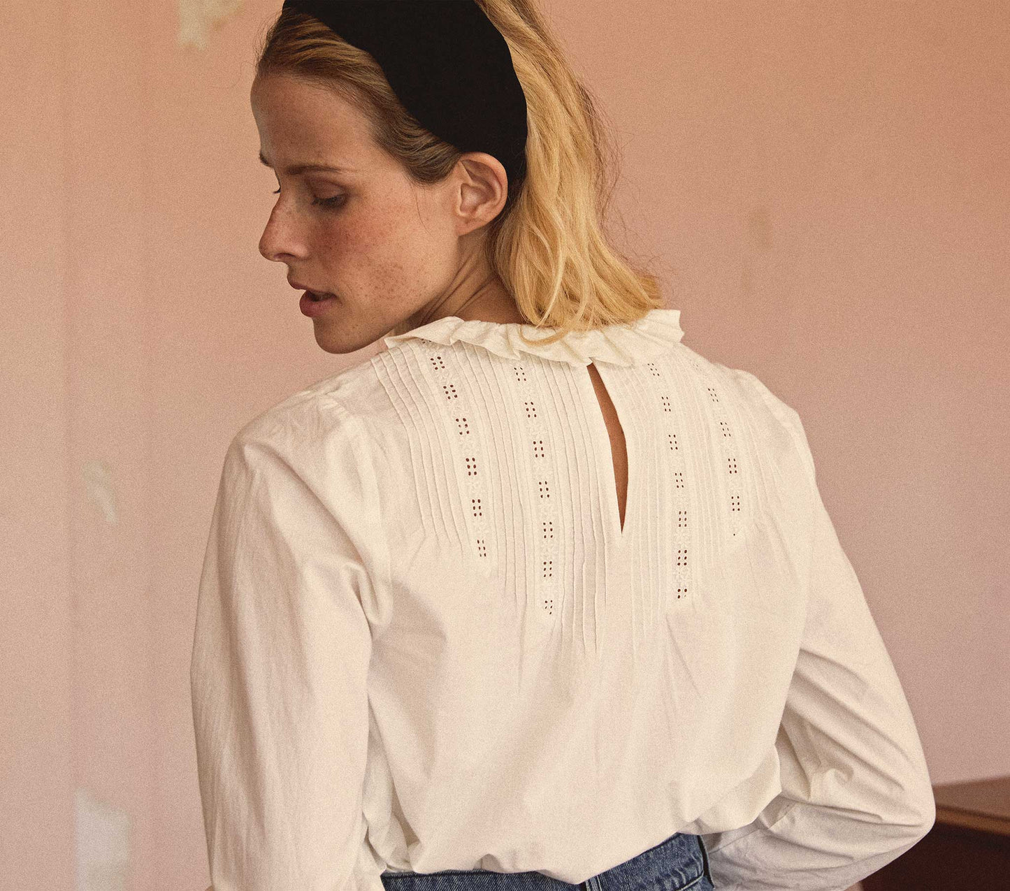 HMD -- PLUM TOP -- POWDER