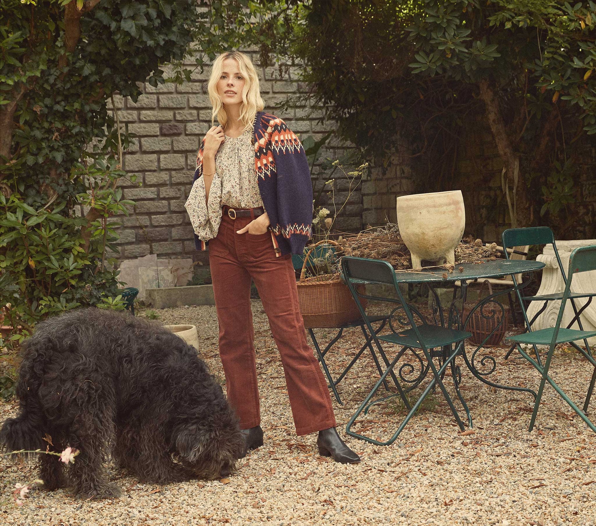 HMD -- SAVONA TOP -- CREAM SAINT CLAUDE PAISLEY view 7
