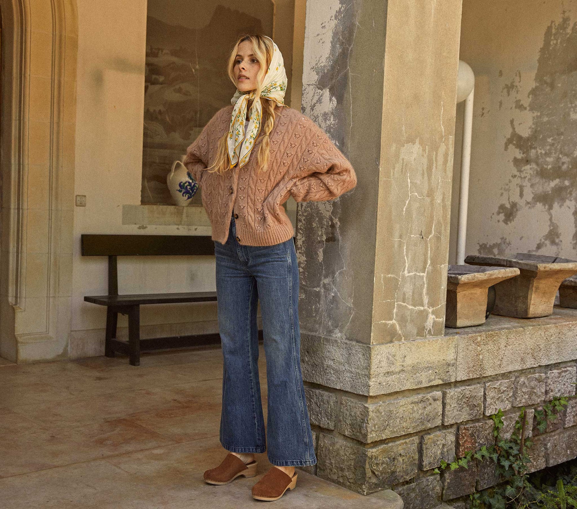 HMD -- ADLER CARDIGAN SWEATER -- CLAY view 5
