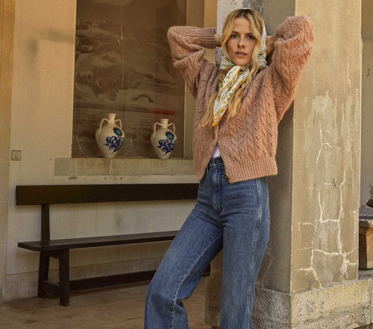 HMD -- ADLER CARDIGAN SWEATER -- CLAY