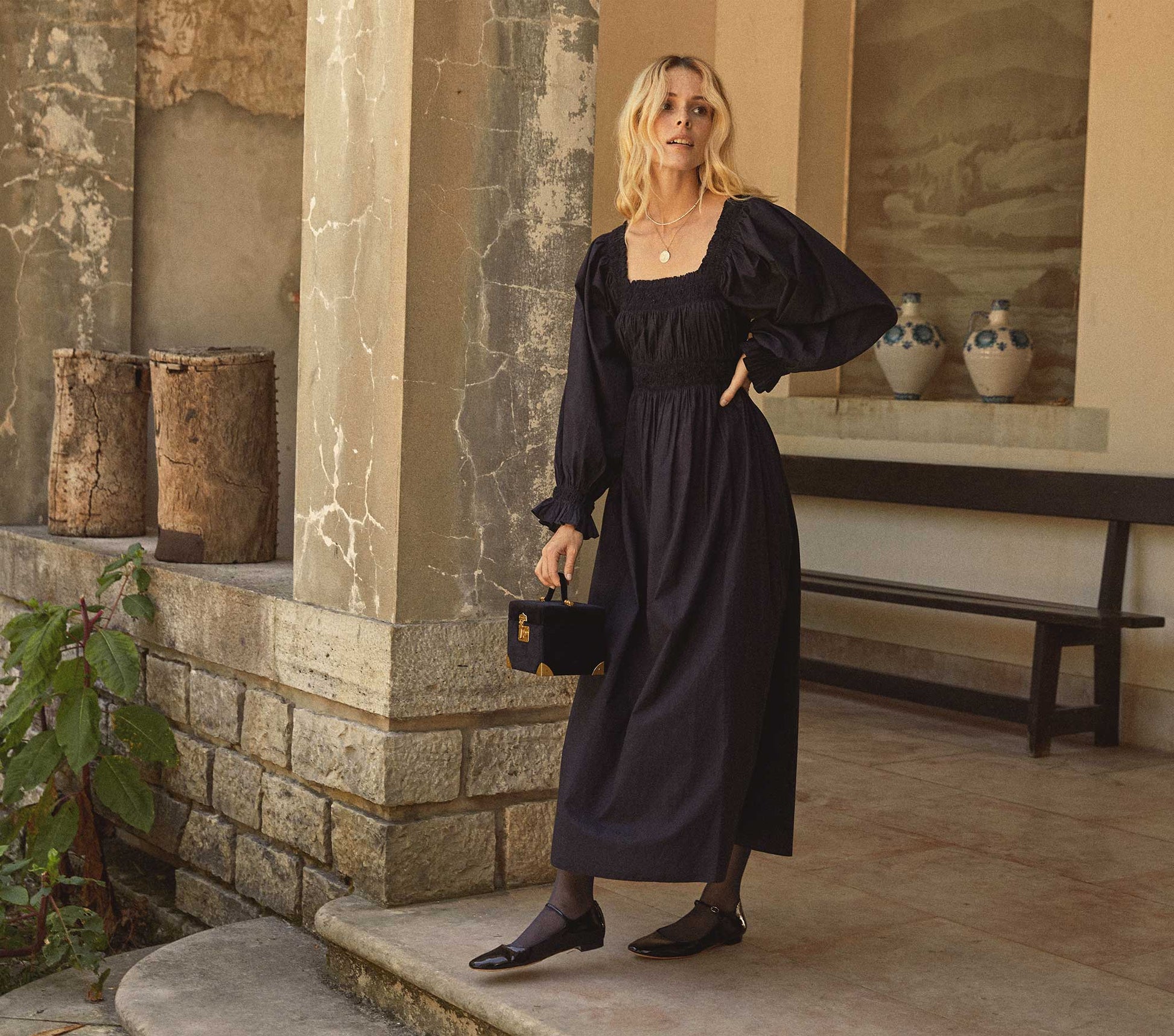 HMD -- CATRINETTE DRESS -- BLACK view 3