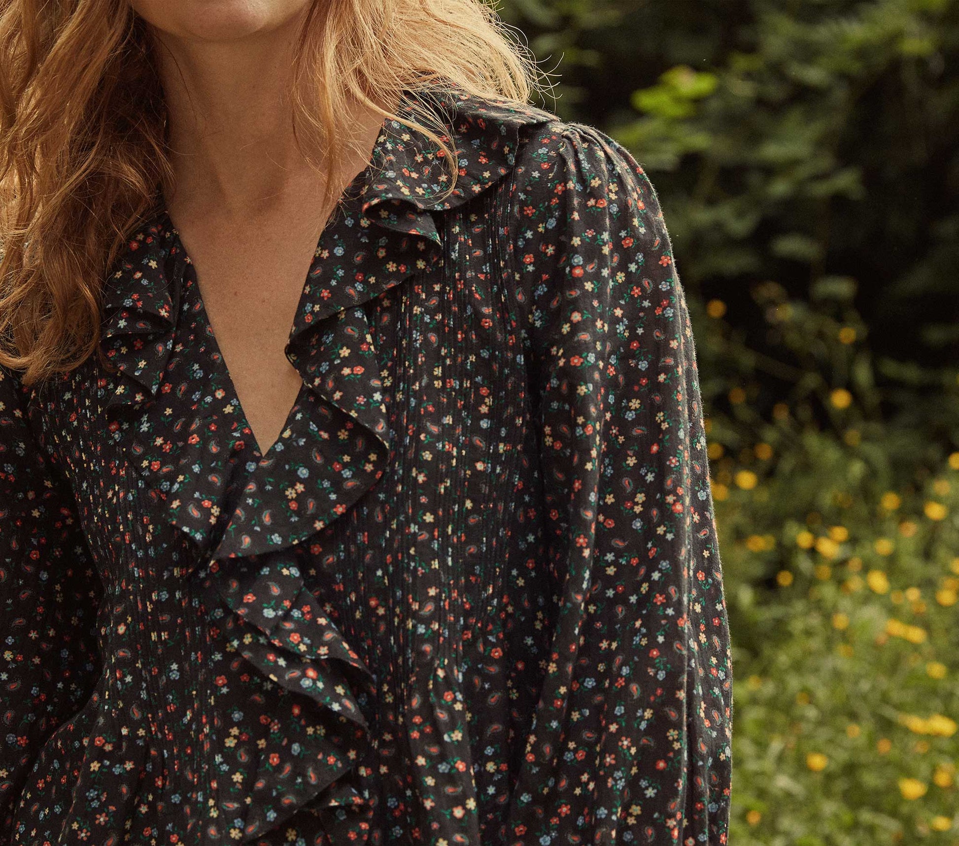 HMD -- HARDY TOP -- NIGHT SONGBIRD PAISLEY view 3
