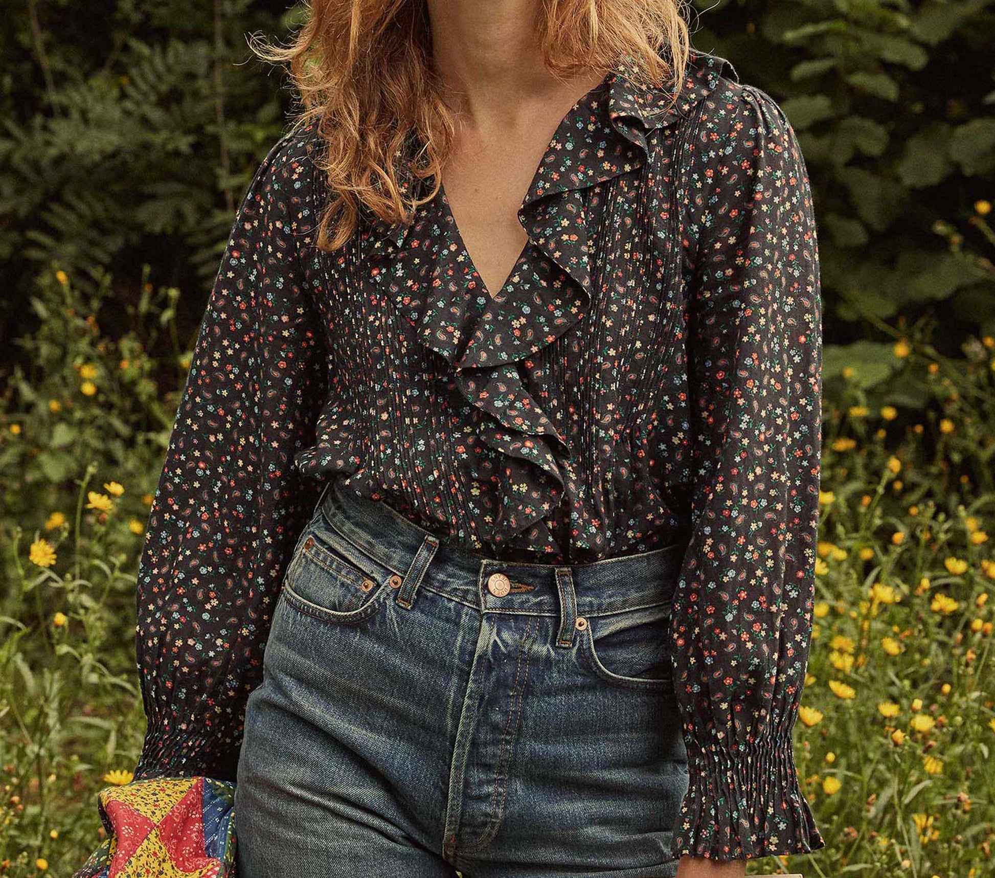 HMD -- HARDY TOP -- NIGHT SONGBIRD PAISLEY view 1
