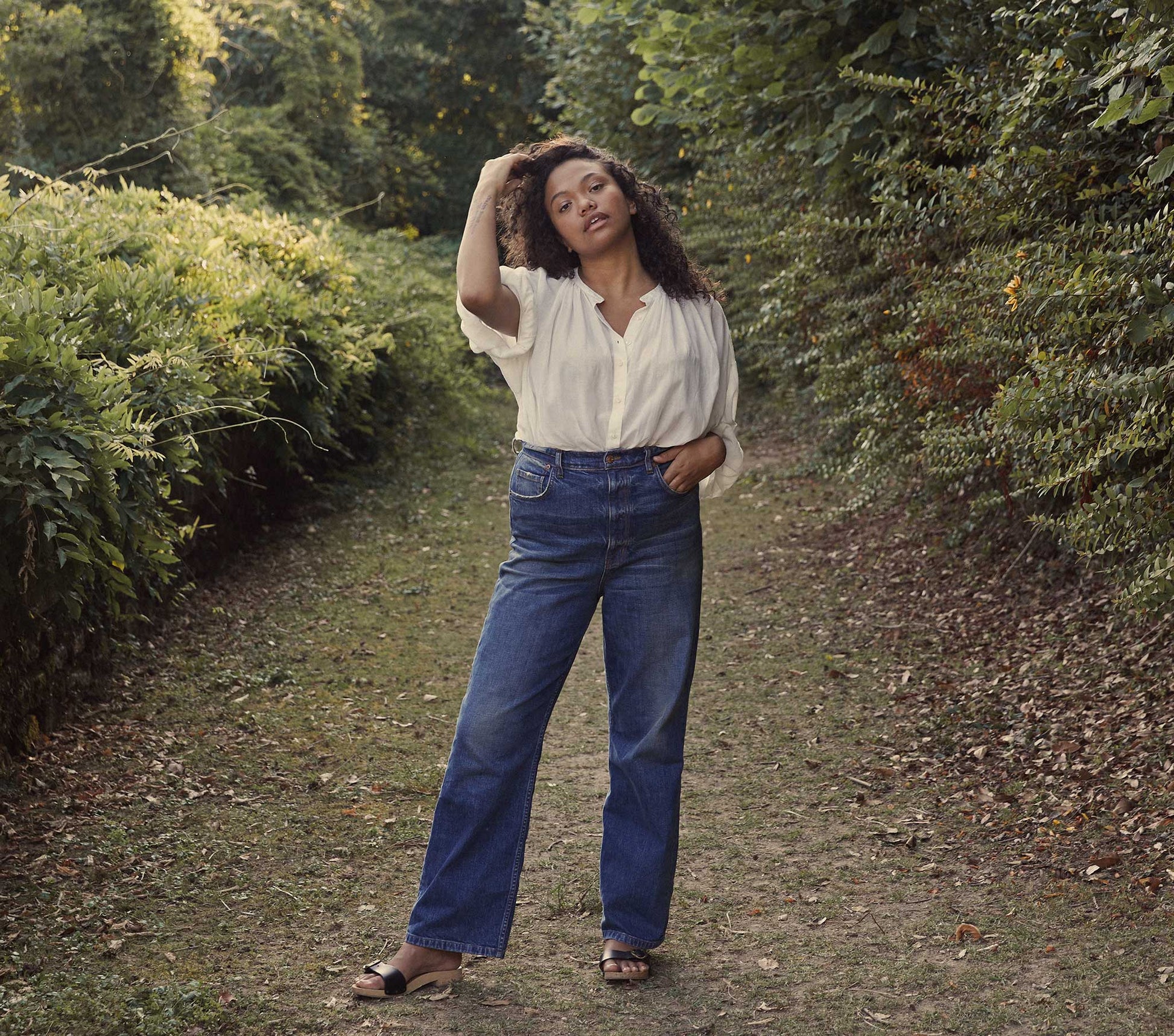 HMD -- THE JANE BLOUSE -- SALT view 8
